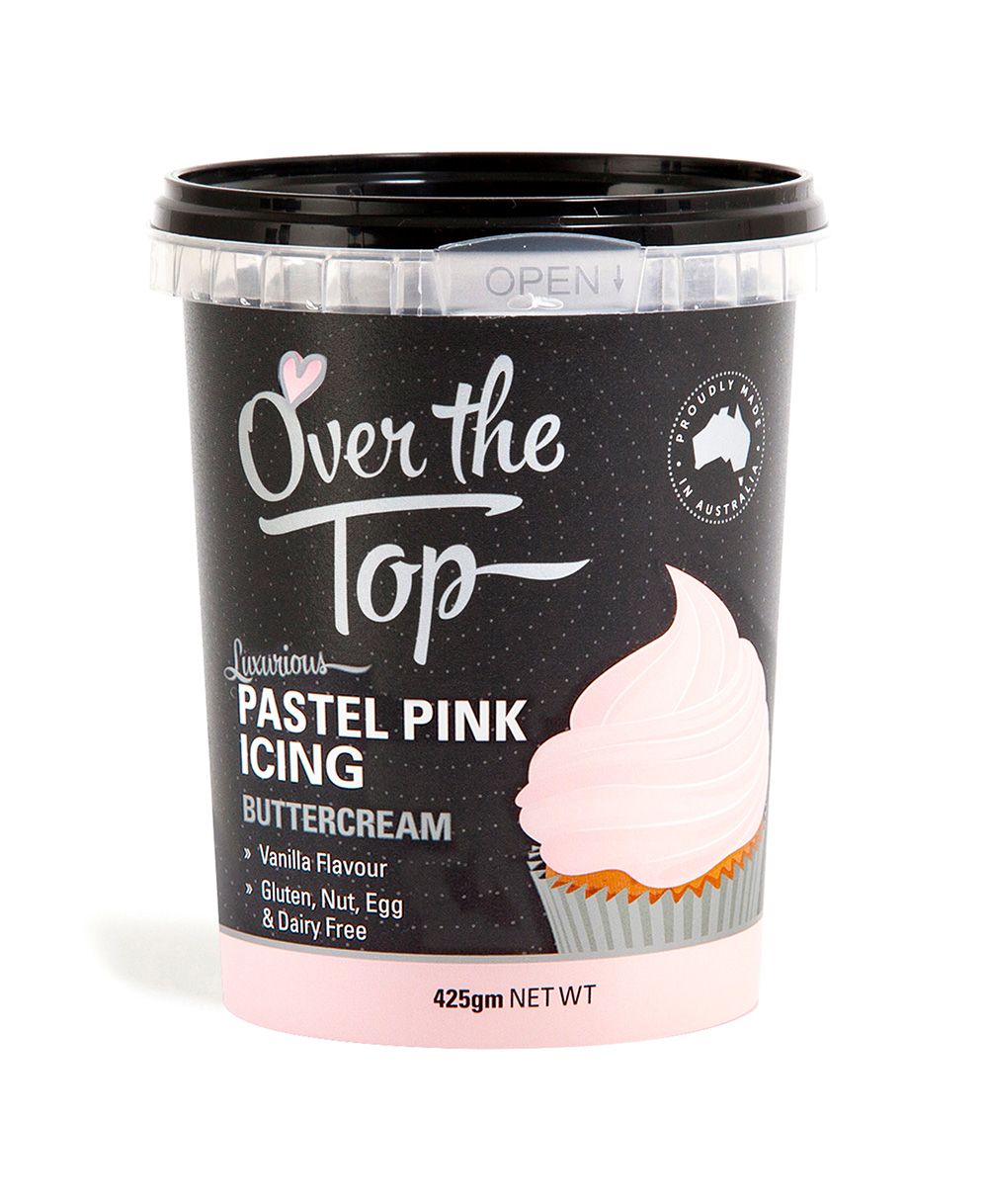 Over The Top Buttercream Pastelpink 425g