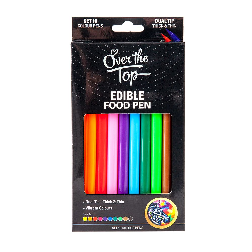 Over The Top Gourmet Food Pens Color 10 Pack