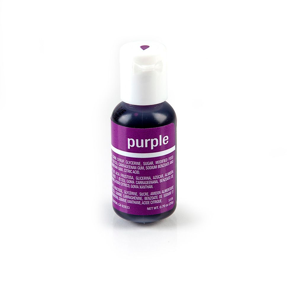 Chefmaster Liqua-Gel Purple 0.7oz