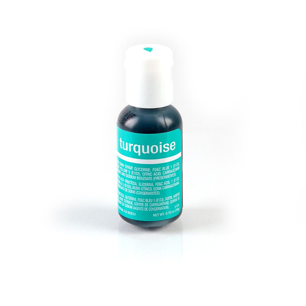 Chefmaster Liqua-Gel Turquoise 0.7oz