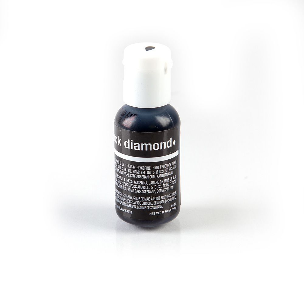 Chefmaster Liqua-Gel Black Diamond 0.7oz