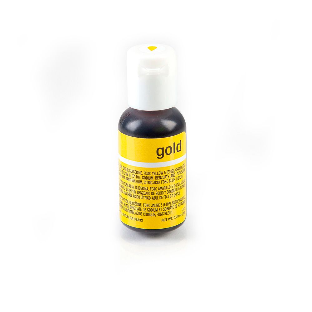 Chefmaster Liqua-Gel Gold 0.7oz