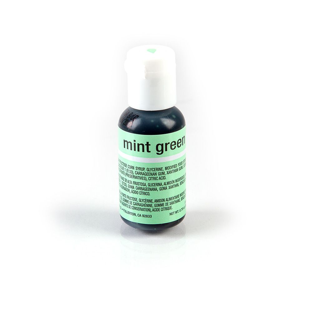 Chefmaster Liqua-Gel Mint Green 0.7oz