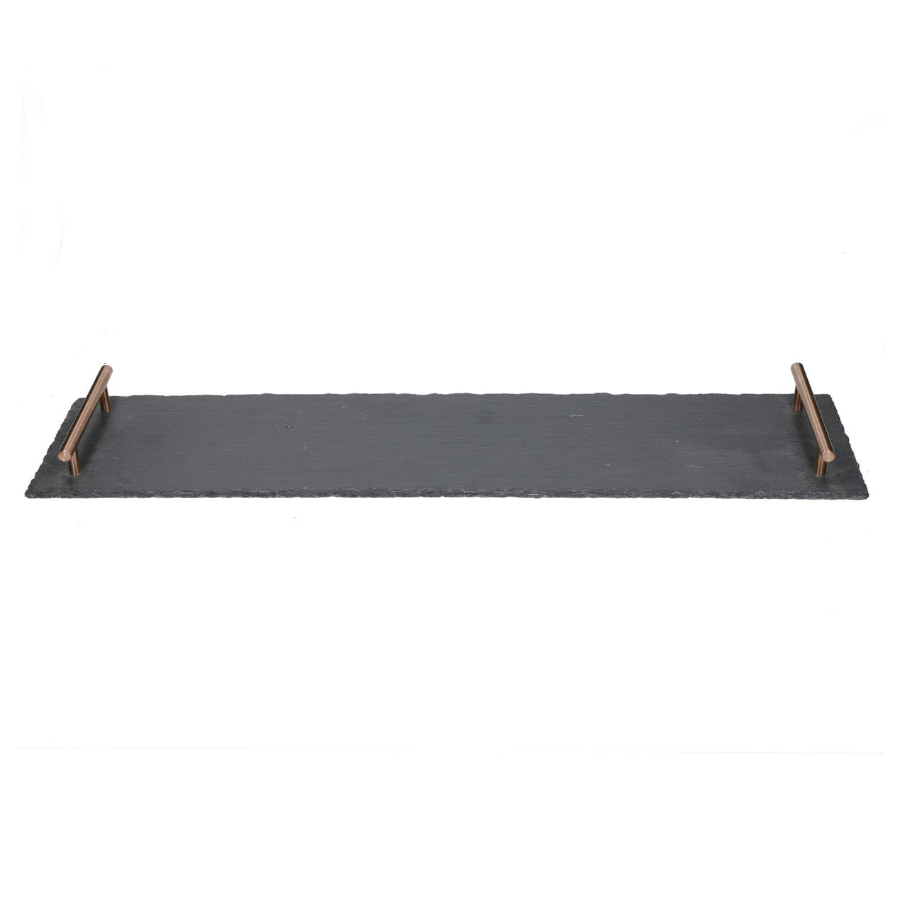 Artesà Slate Serving Platter with Copper Handles 60cm