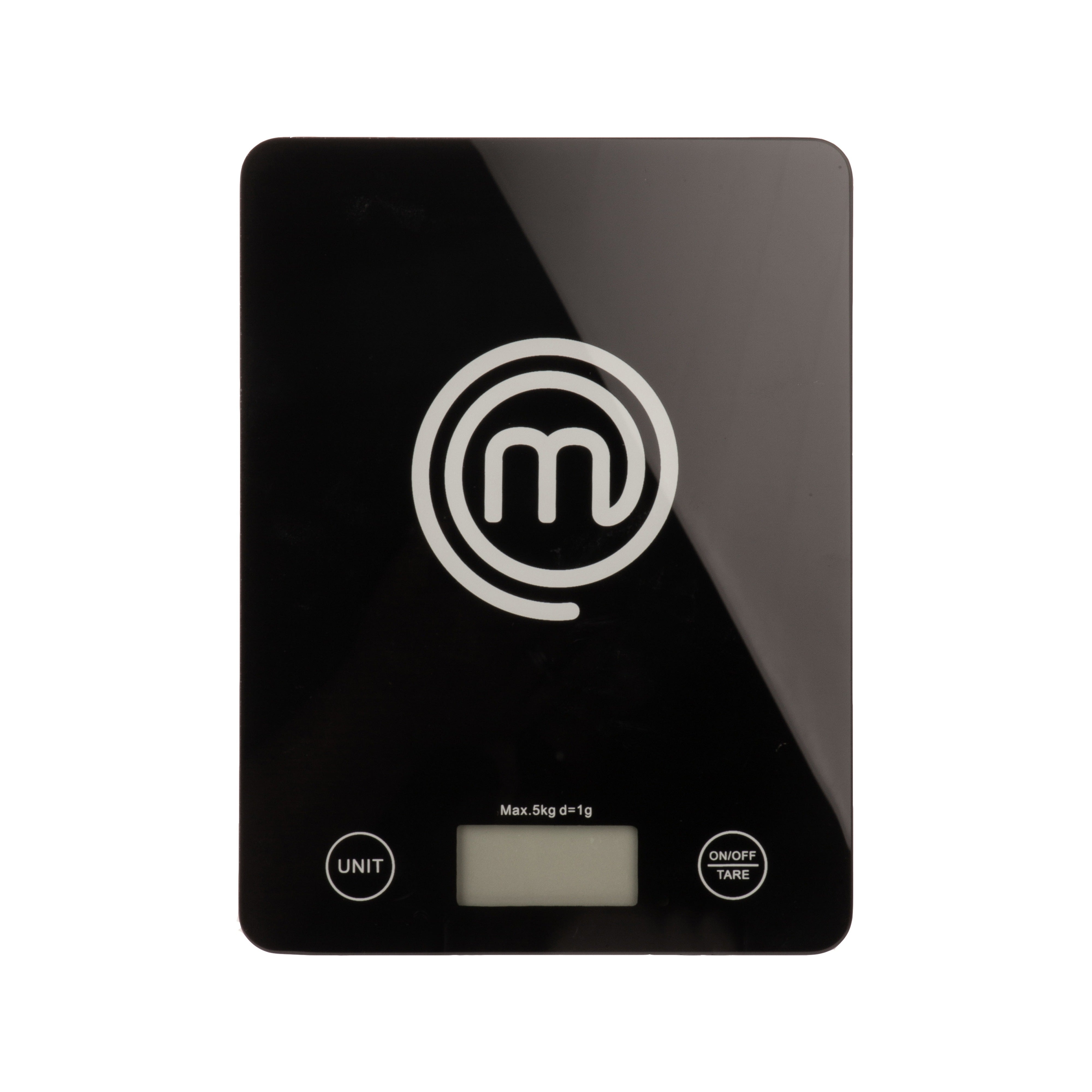MasterChef Classic Signature Glass Kitchen Scale Black