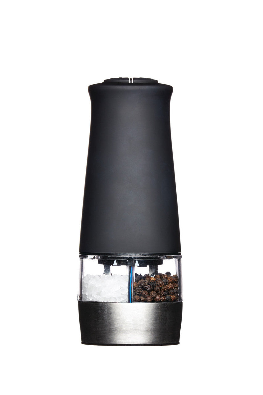 MasterCraft Electric Dual Salt & Pepper Mill 17cm