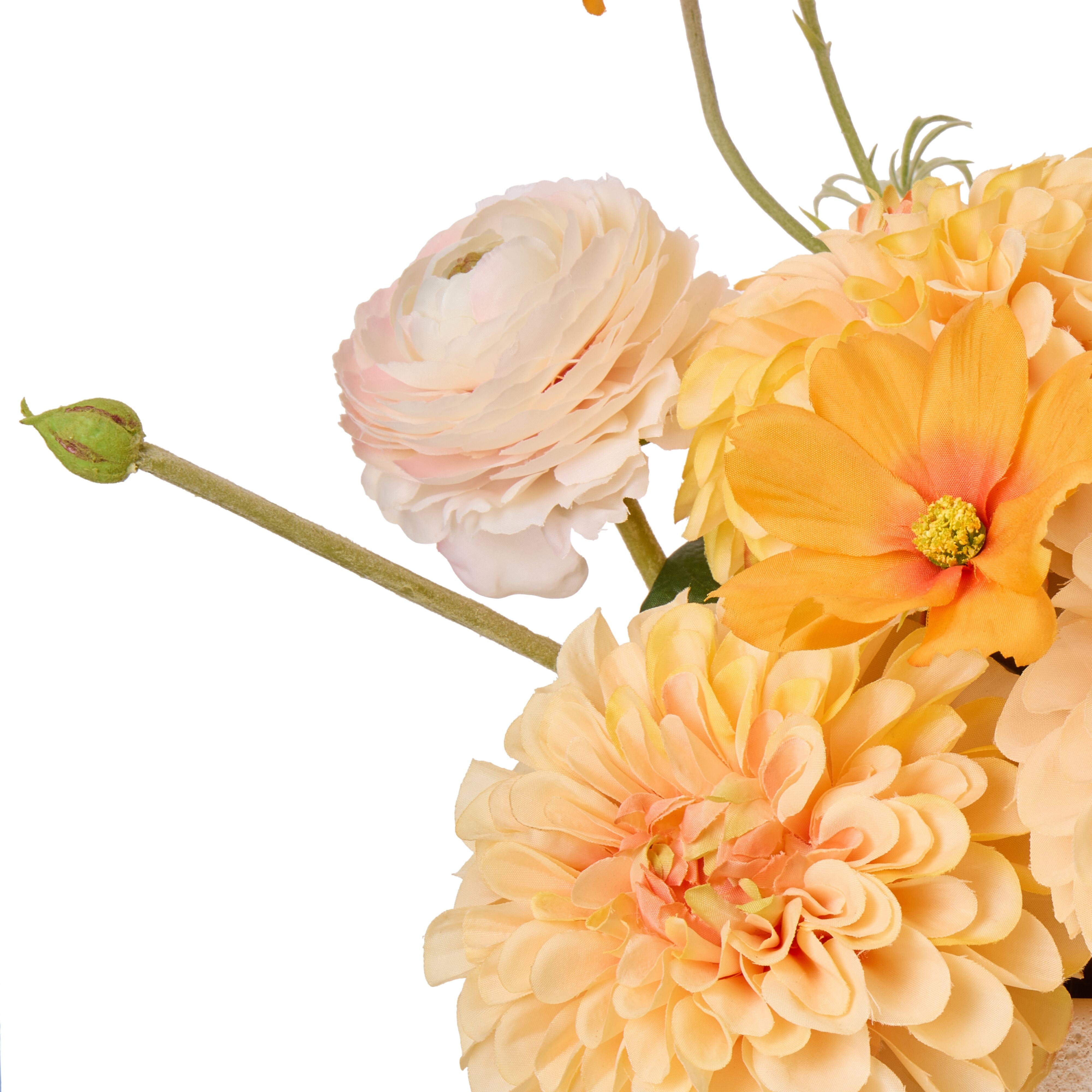 Rogue Cosmos Ranunculus Mix - Delos Vase Pink & Orange
