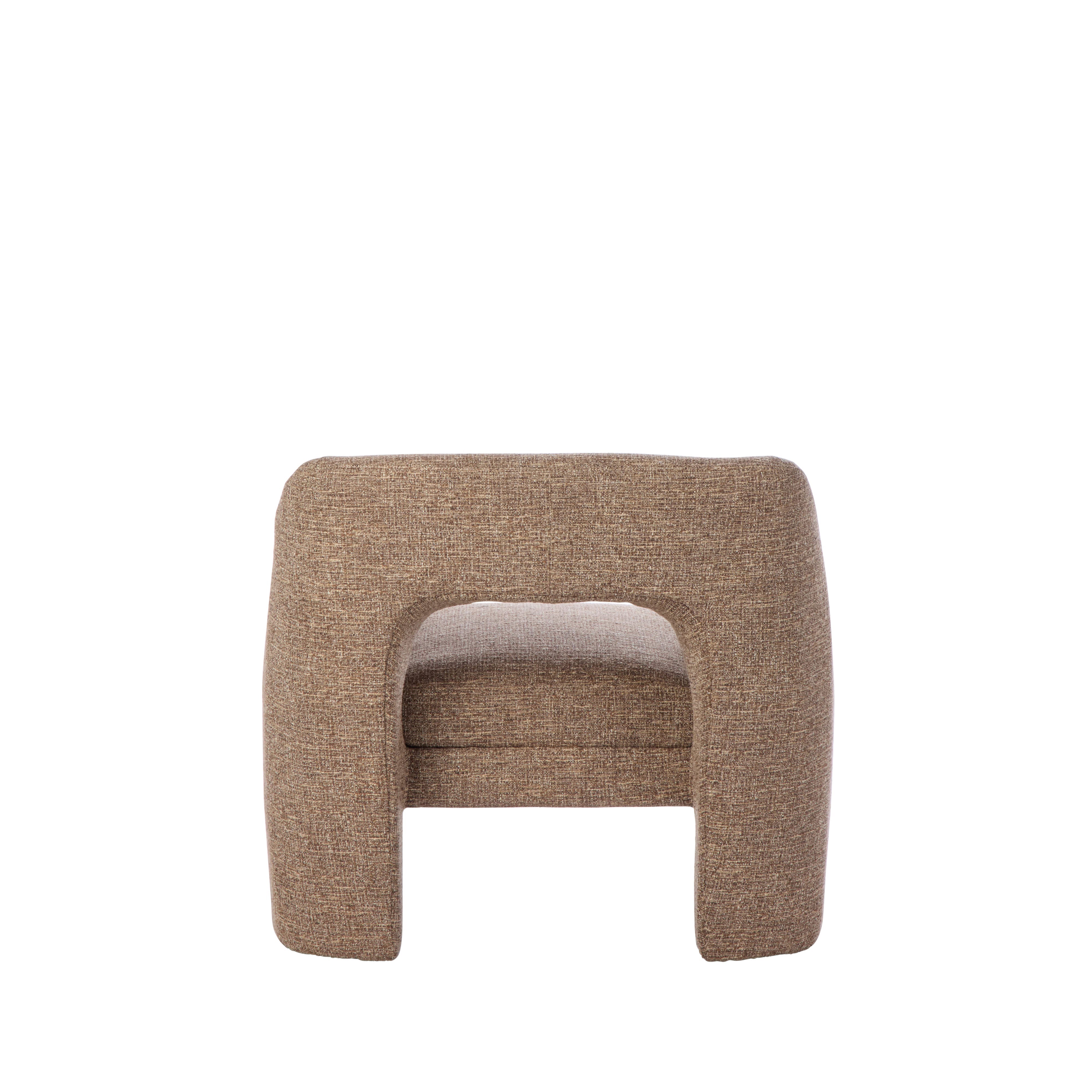 Amalfi Wells Chair Brown & Taupe