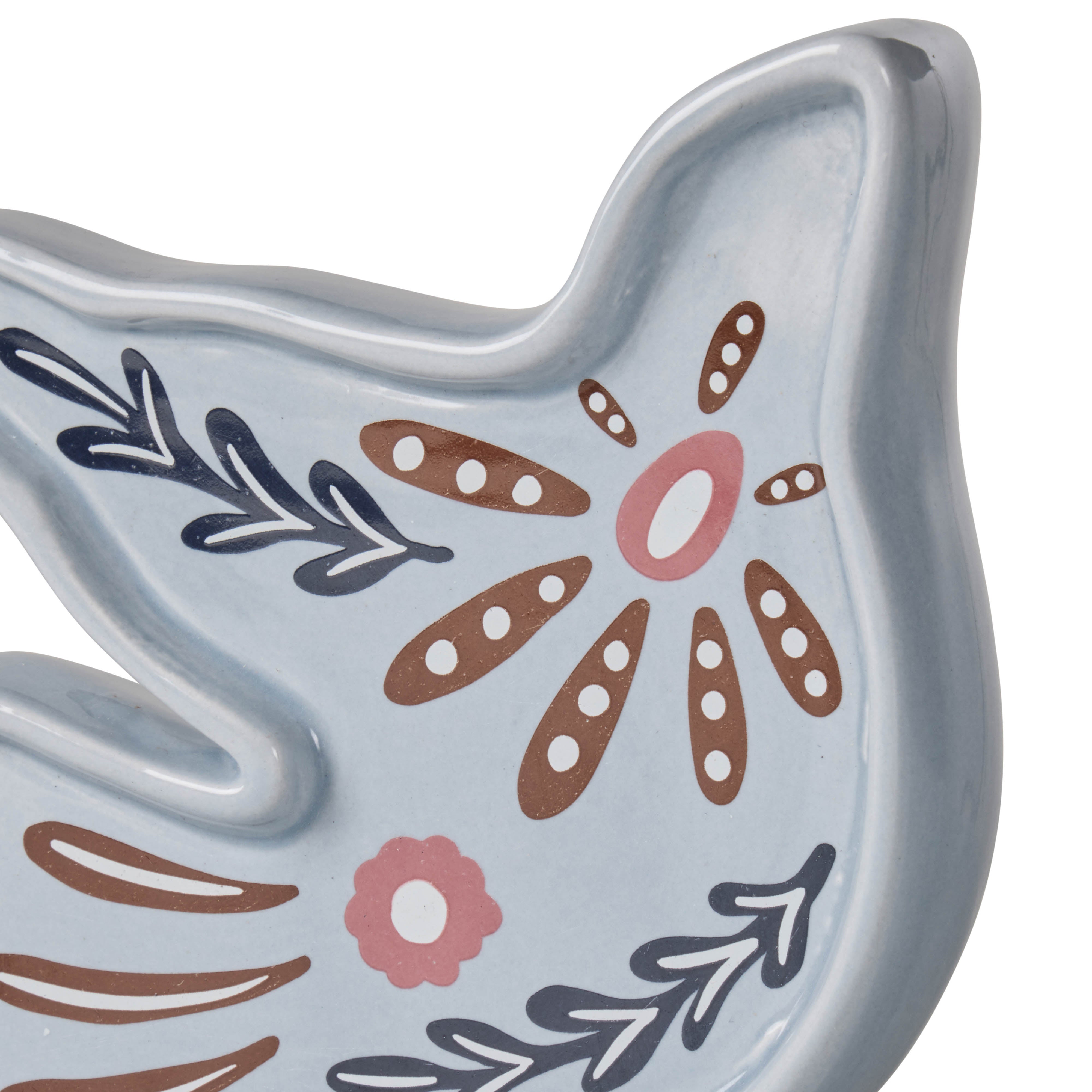 Emporium Sofia Bird Wall Dish Multi-Coloured
