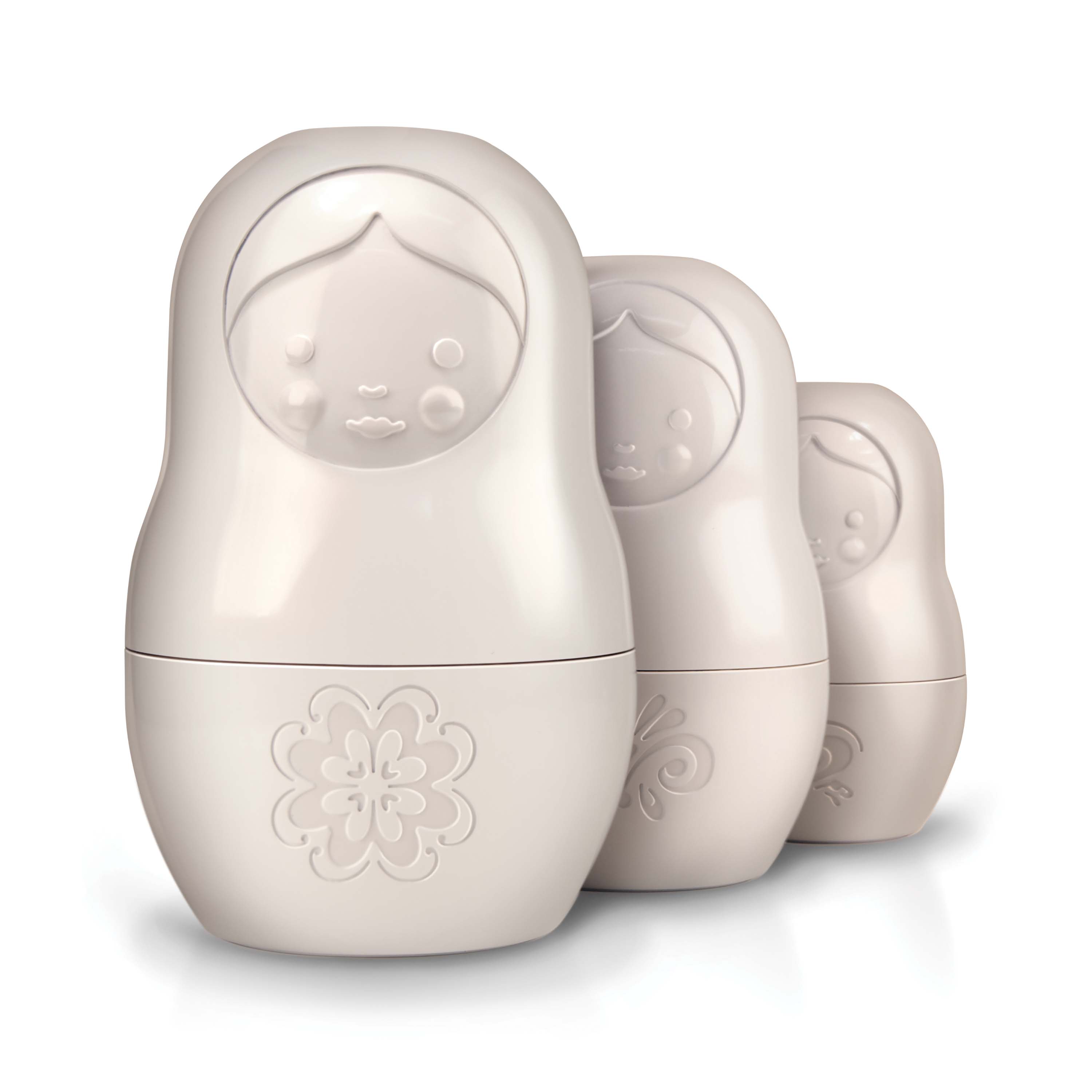 Fred M-Cups Matryoshka Measuring Cups 6 Piece Set White