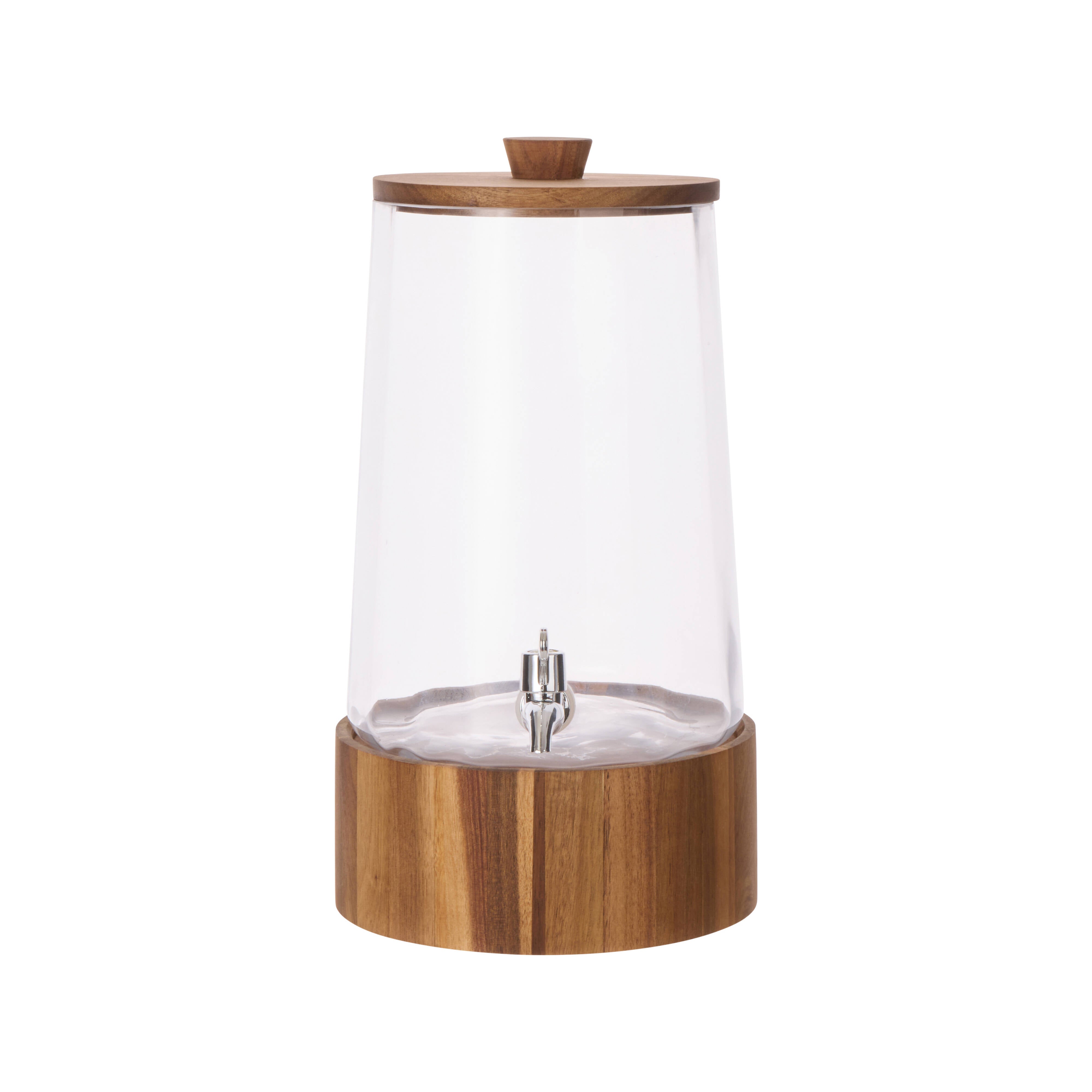 Davis & Waddell Theo Drink Dispenser 7L Clear & Acacia