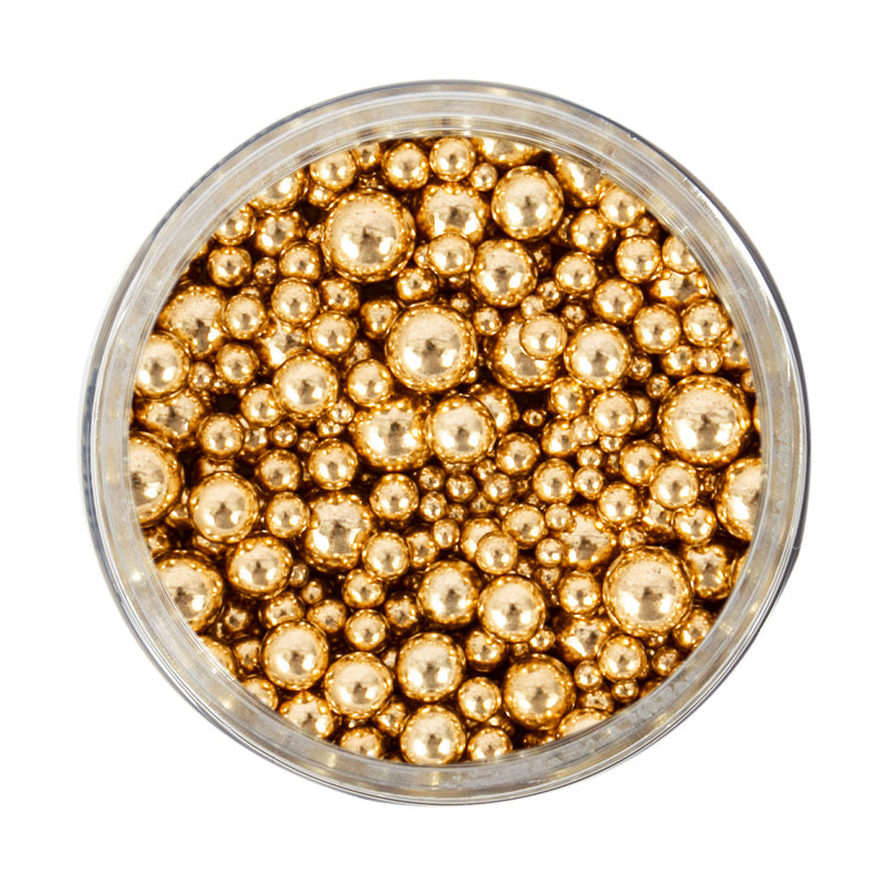 Sprinks Shiny Gold Bubble Bubble 65g Sprinkles