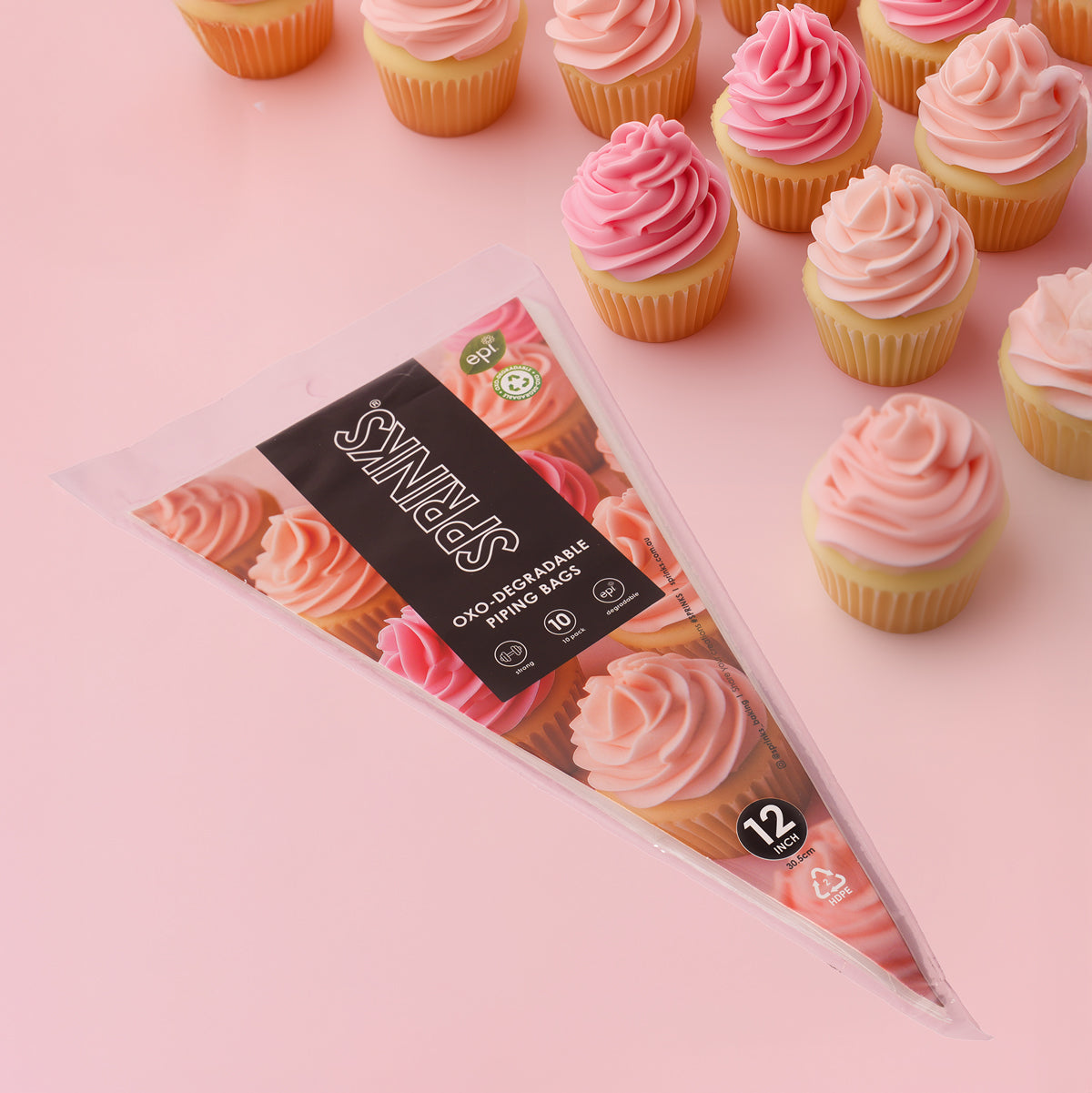 Sprinks Biodegradable Piping Bags 12in 10 Pack