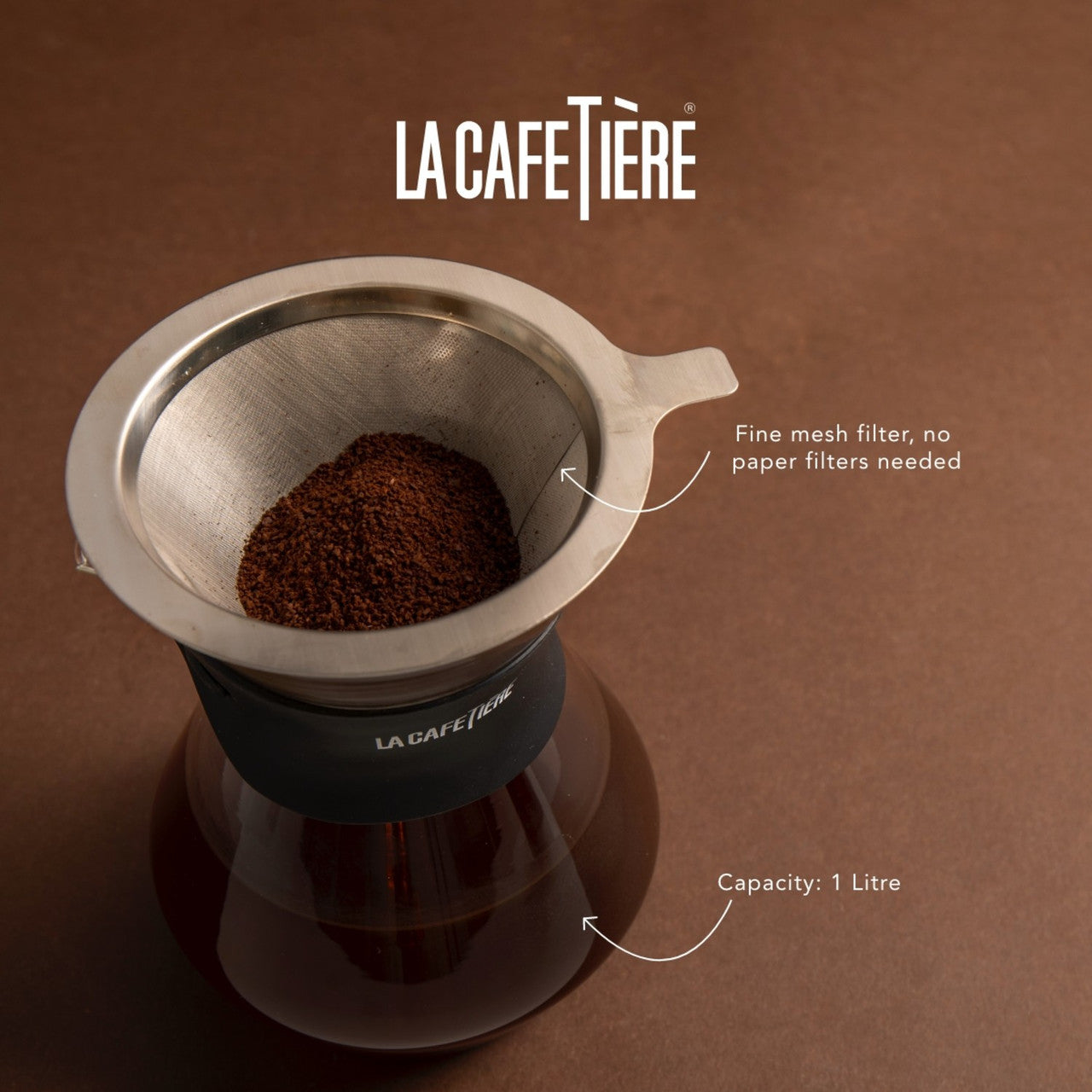 La Cafetière Glass Coffee Dripper & Carafe Set 3 Cup / 400ml