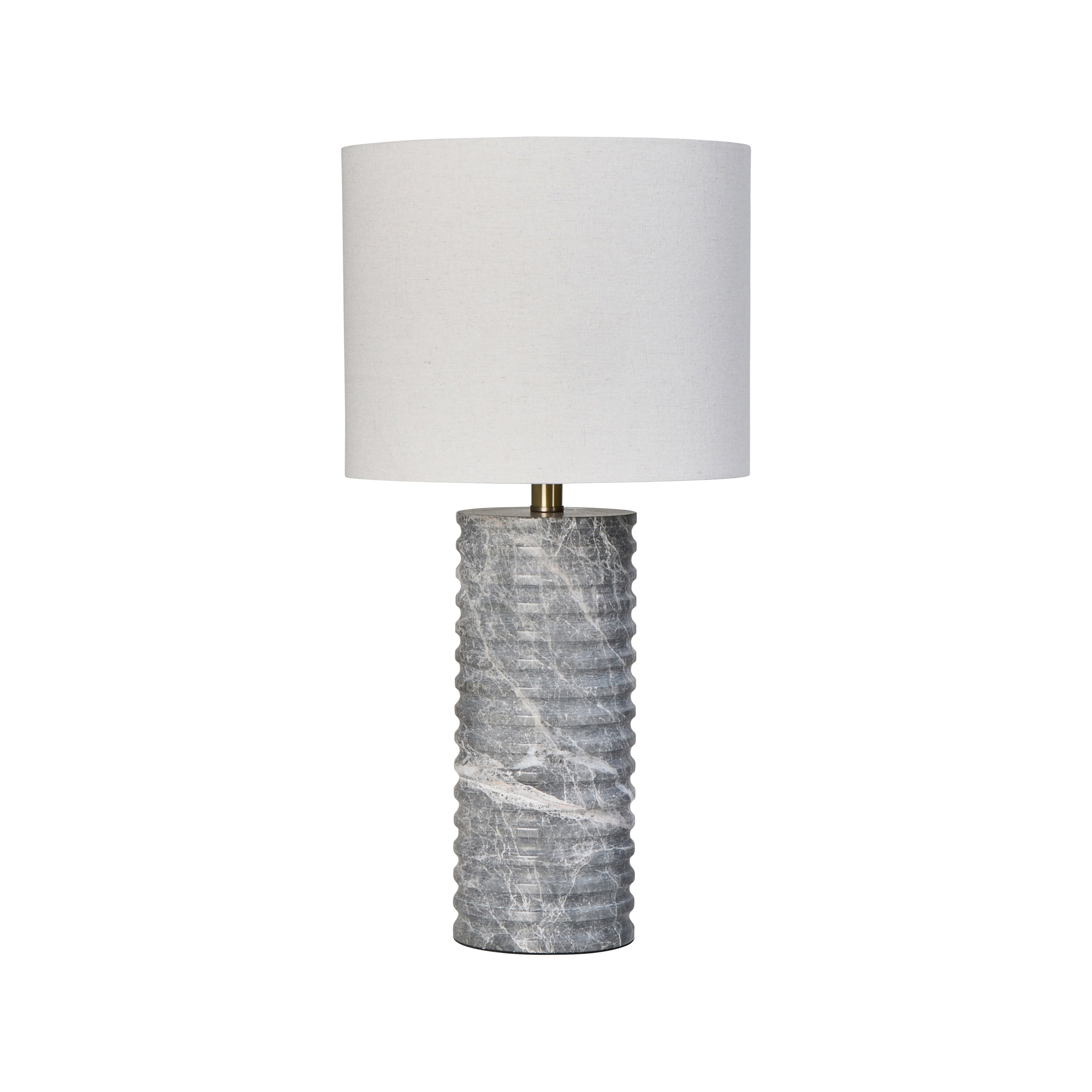 Grand Designs Harlen Table Lamp Grey & Natural