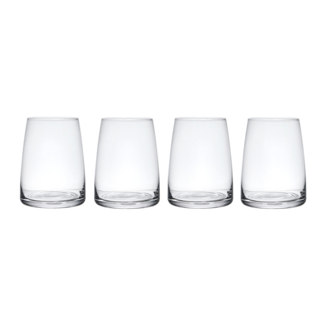 Mikasa Palermo Stemless Wine Glass Set 4 Piece 350ml