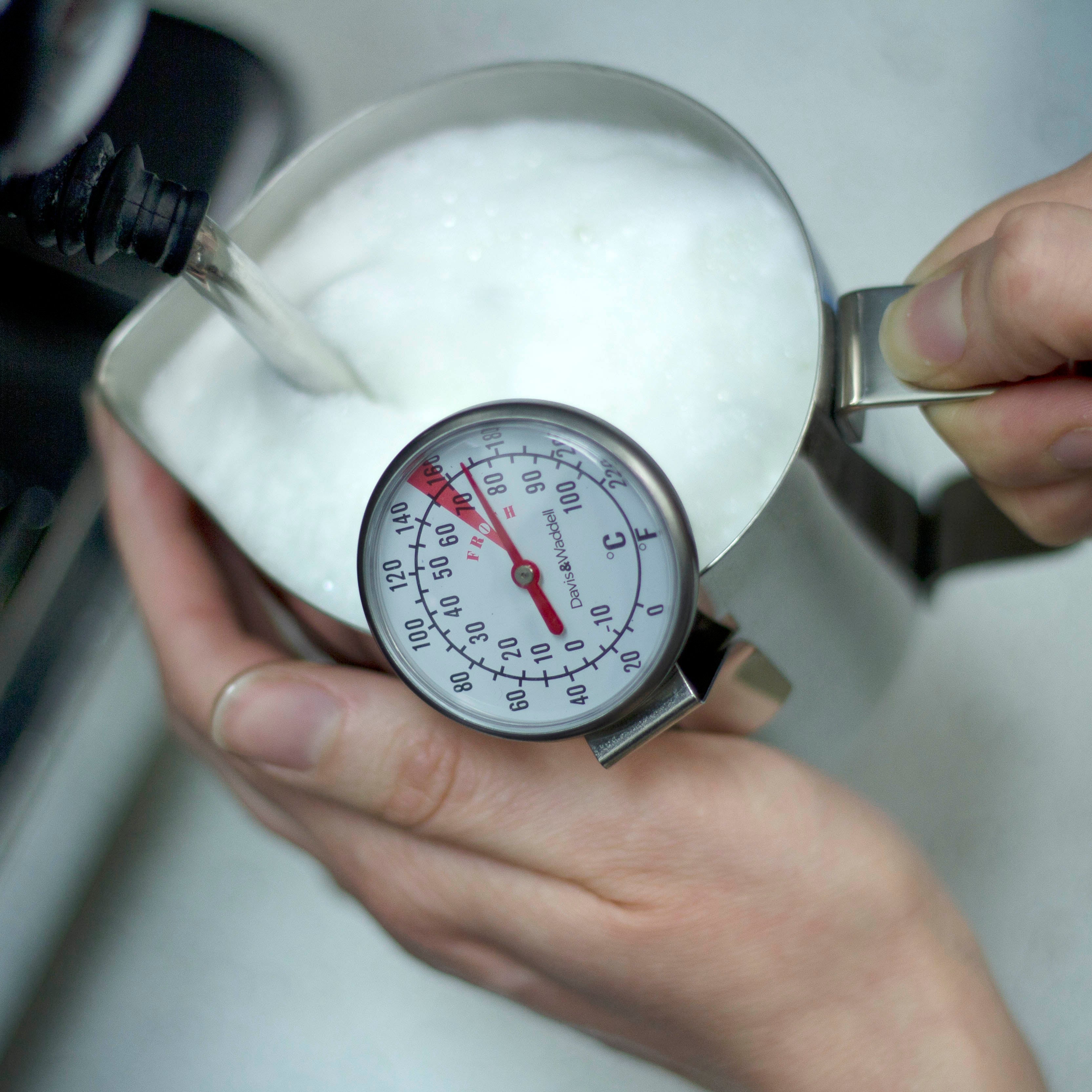 Davis & Waddell Milk Frothing Thermometer Stainless