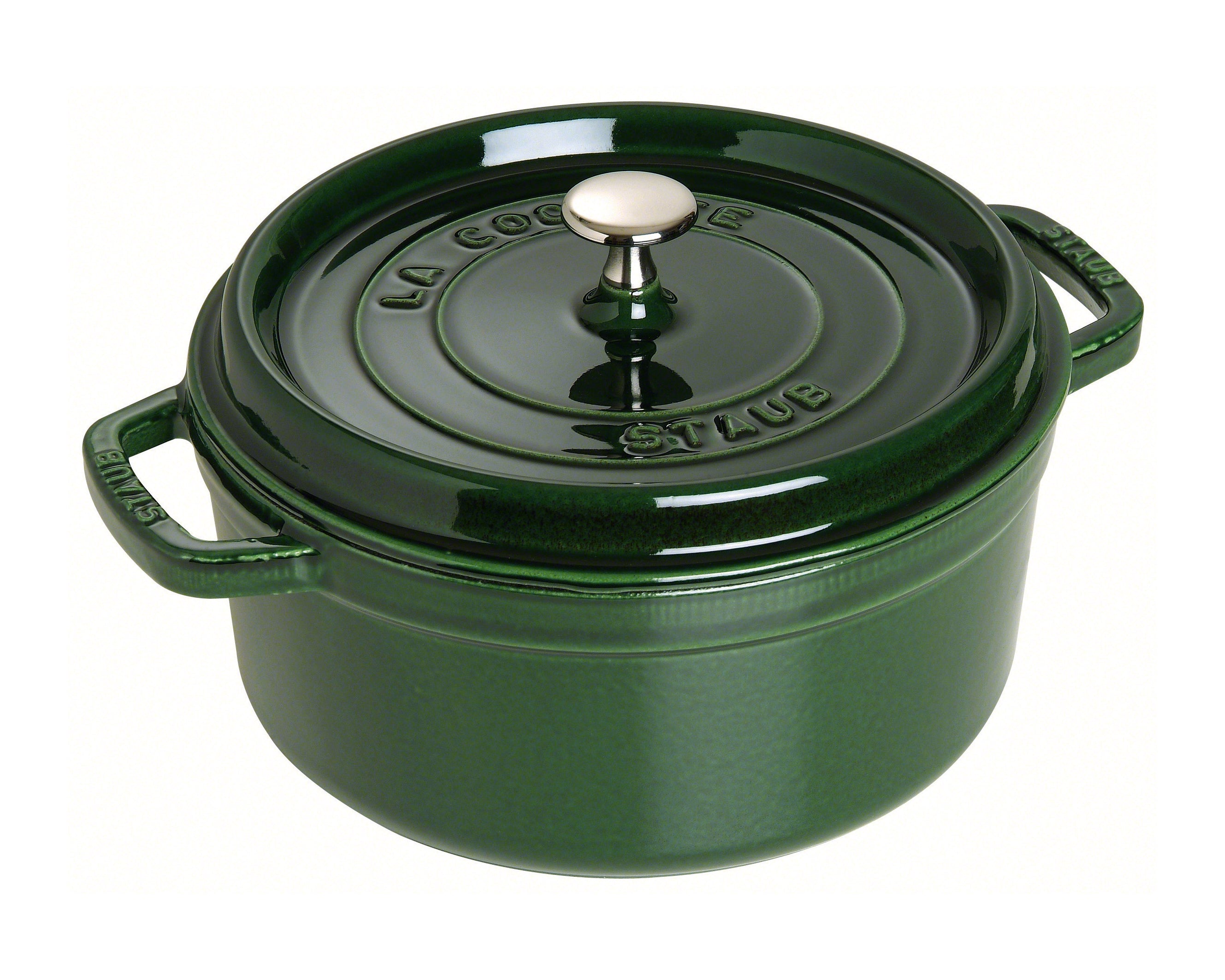 Staub Round Cocotte – 24cm Basil Green