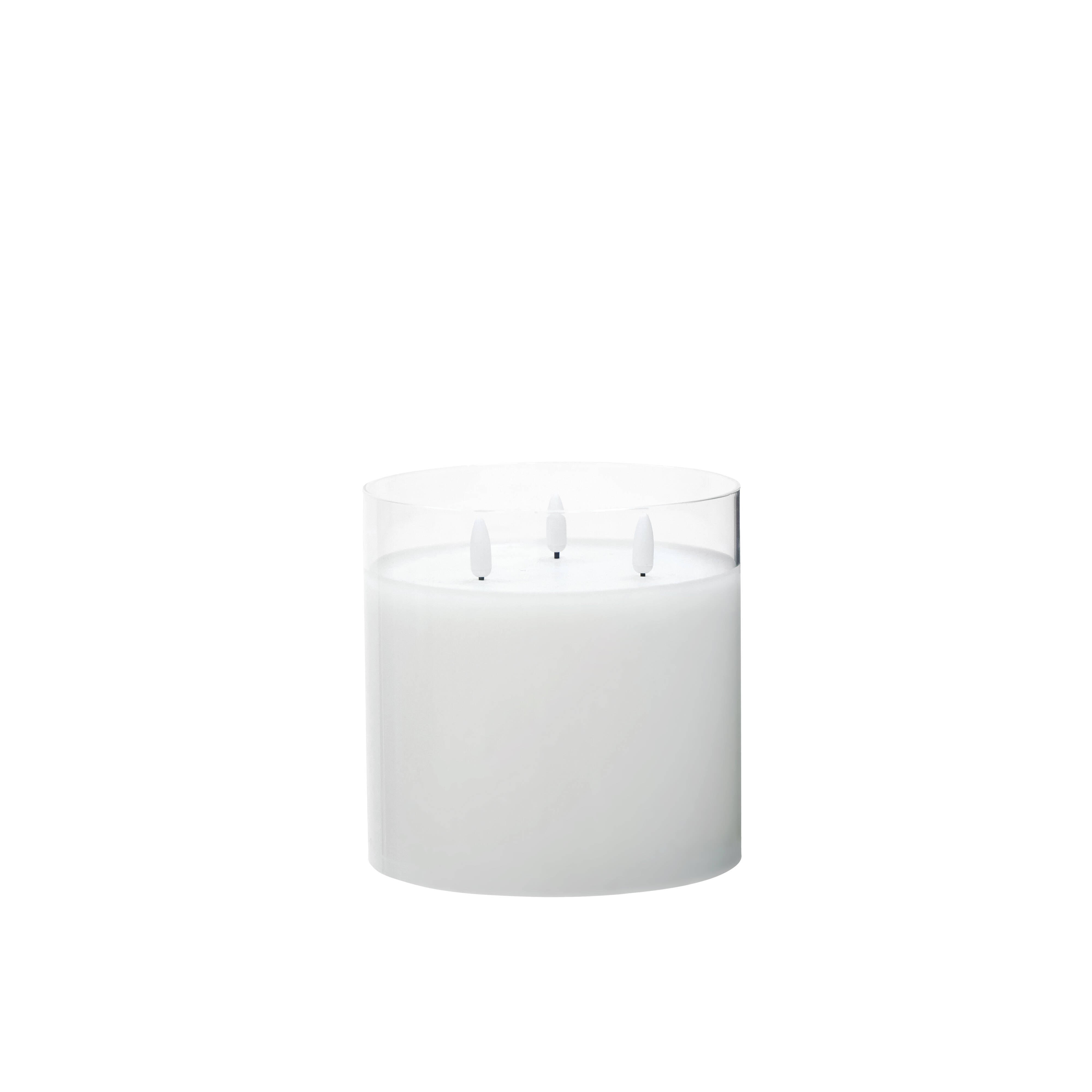 Rogue Glass Triflame Candle Clear 15cm