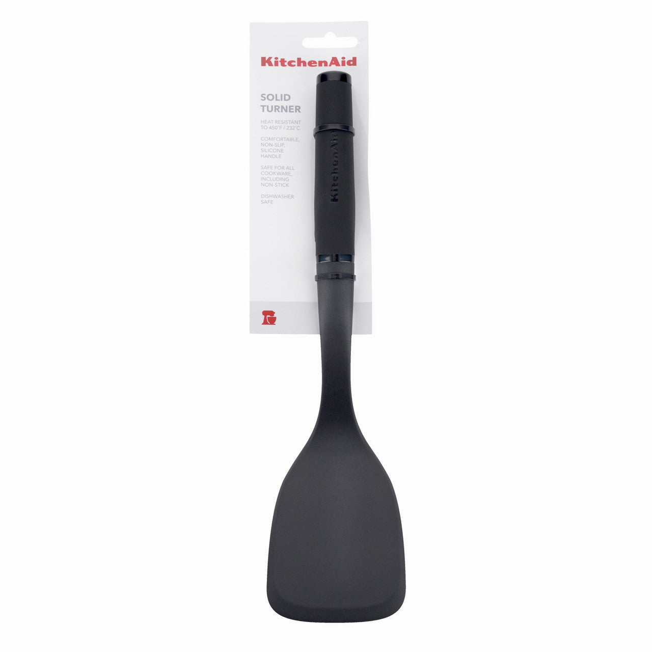 KitchenAid Soft Touch Nylon Solid Turner (Black)