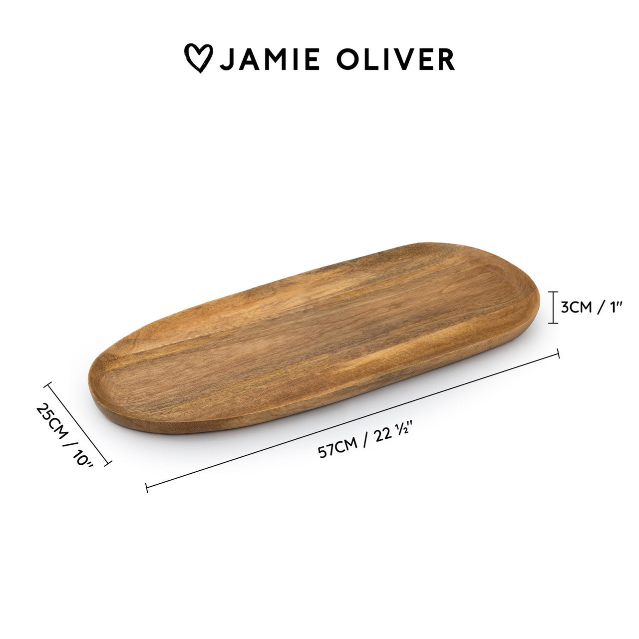 Jamie Oliver Big Love Mango Wood Serving Board 57 x 25cm