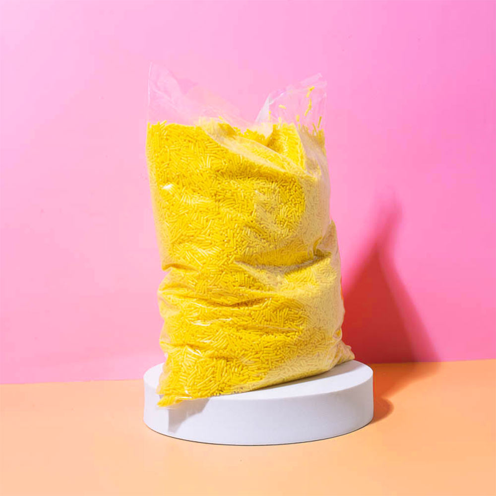 Sprinks Bulk Jimmies Yellow 1mm 2kg