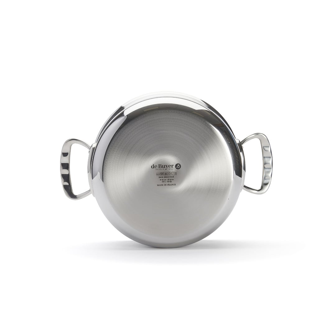 de Buyer Affinity Stainless Steel Stewpot with Lid 24cm