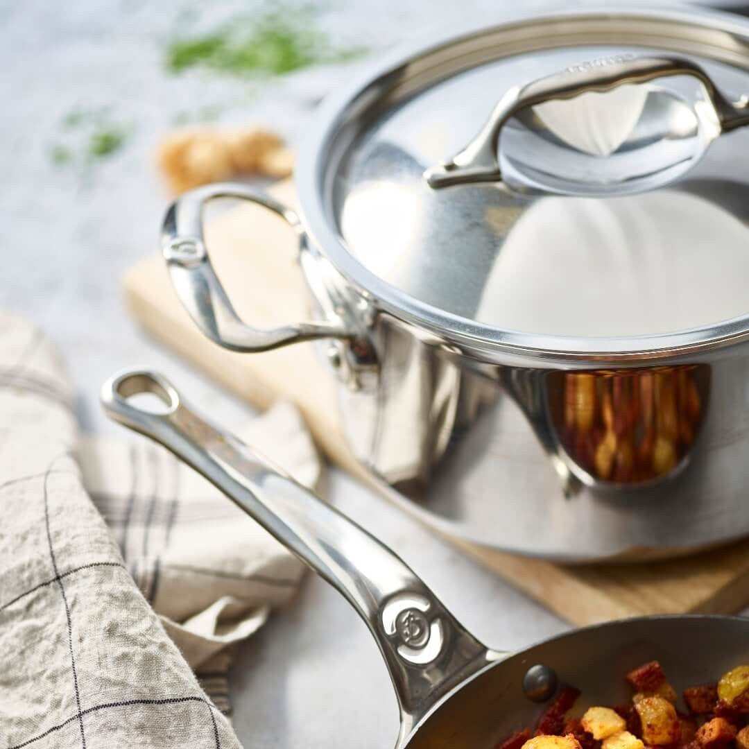 de Buyer Affinity Stainless Steel Stewpot with Lid 28cm