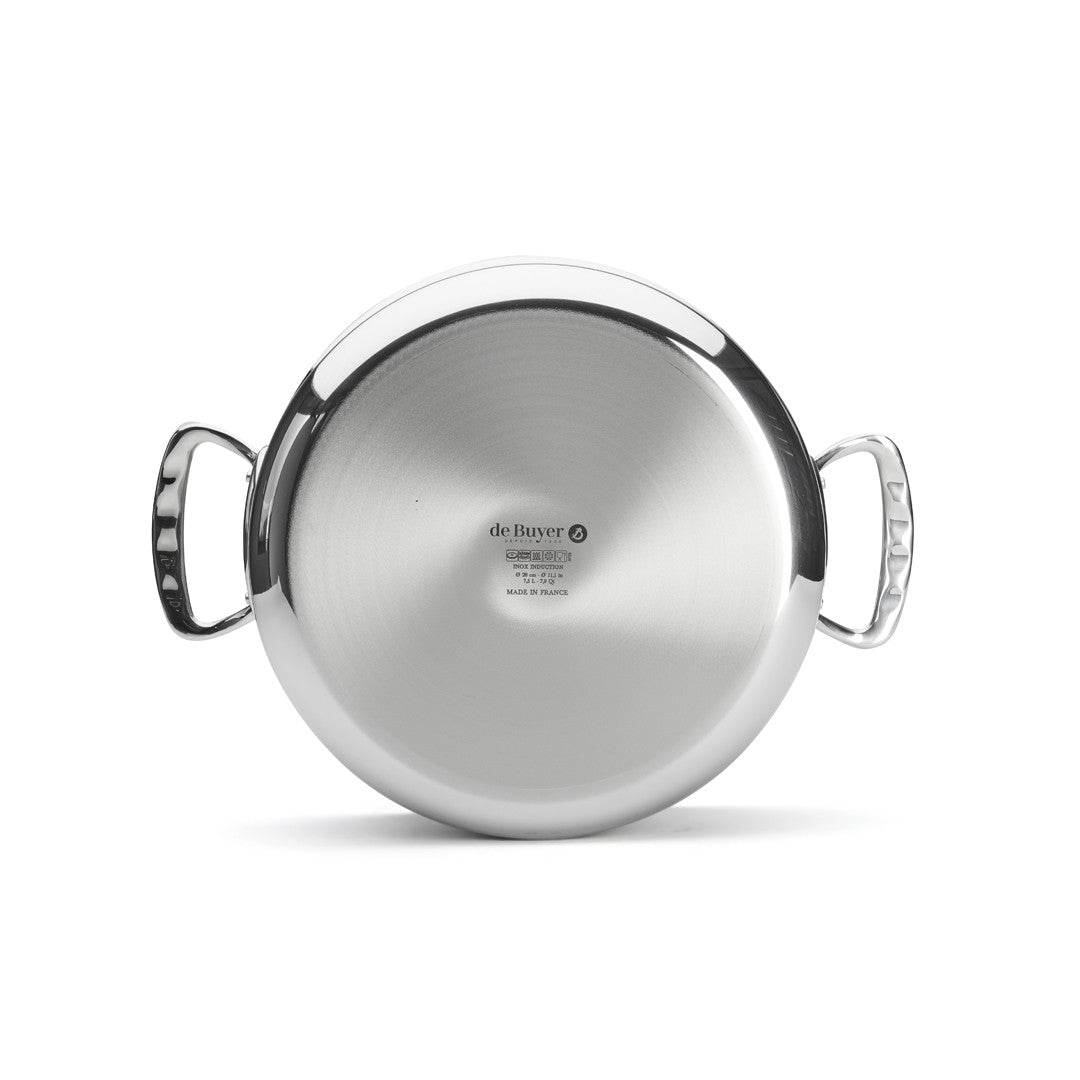 de Buyer Affinity Stainless Steel Stewpot with Lid 28cm
