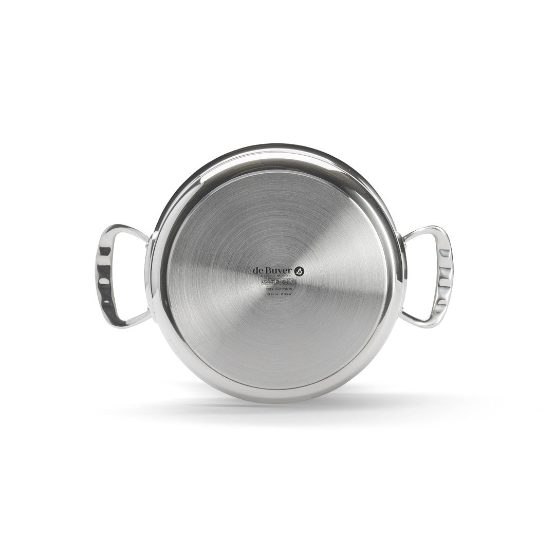 de Buyer Milady Stainless Steel Stewpot with Glass Lid 24cm