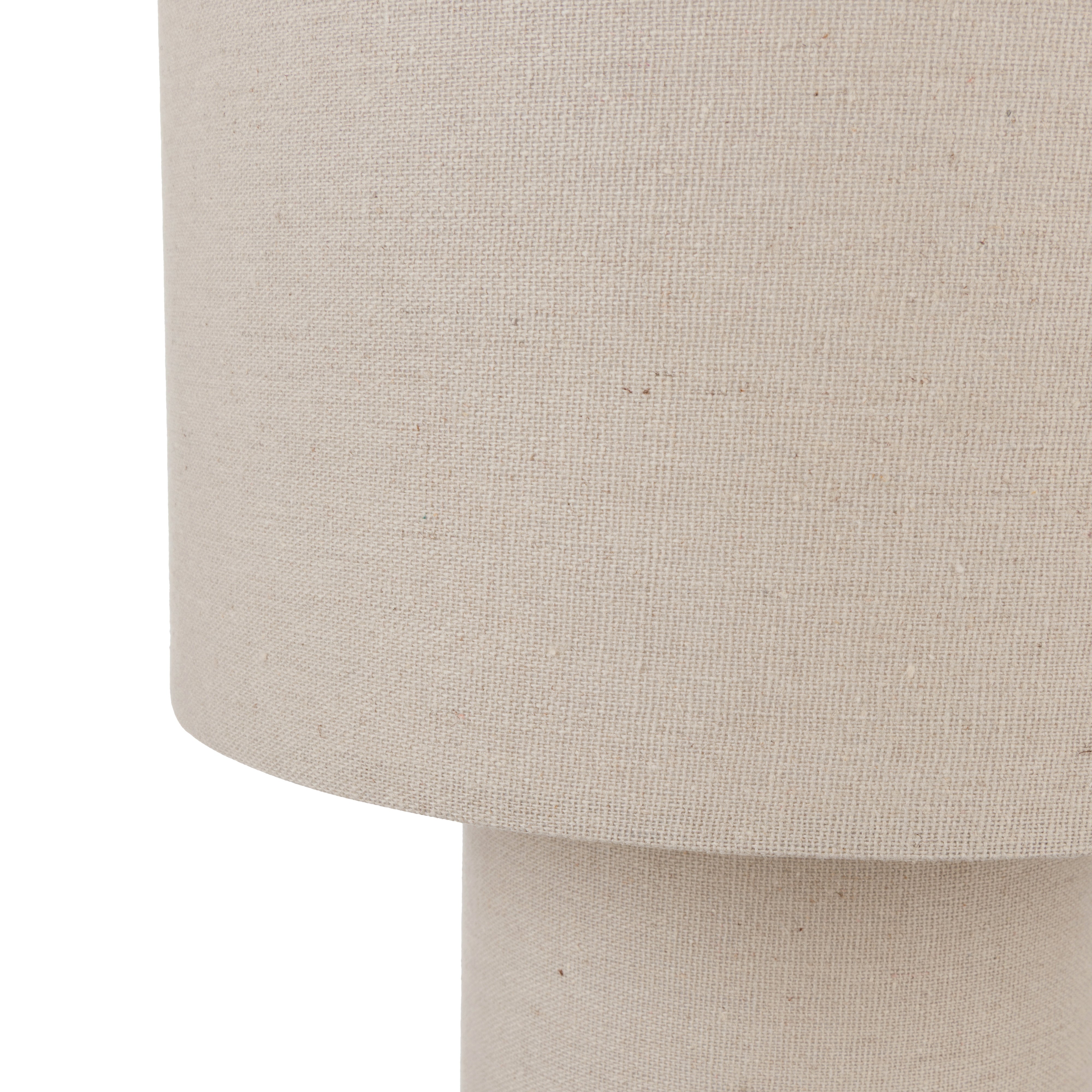 Emporium Hendrix Fabric Table Lamp Oat
