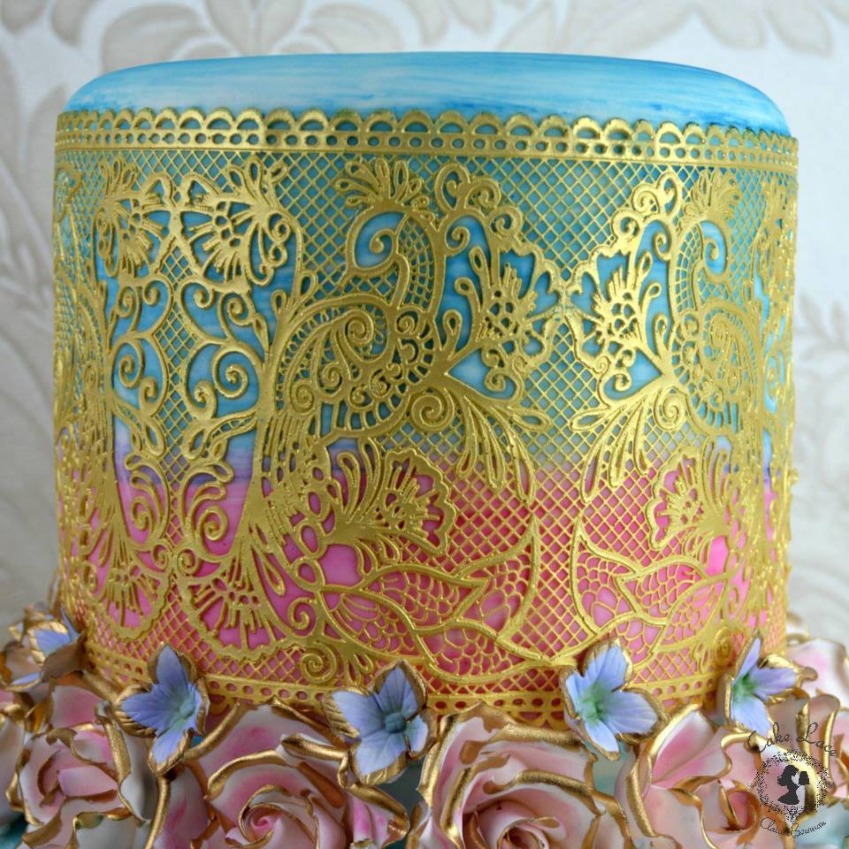 Claire Bowman Cake Lace Fantasia 3D Cake Lace Mat