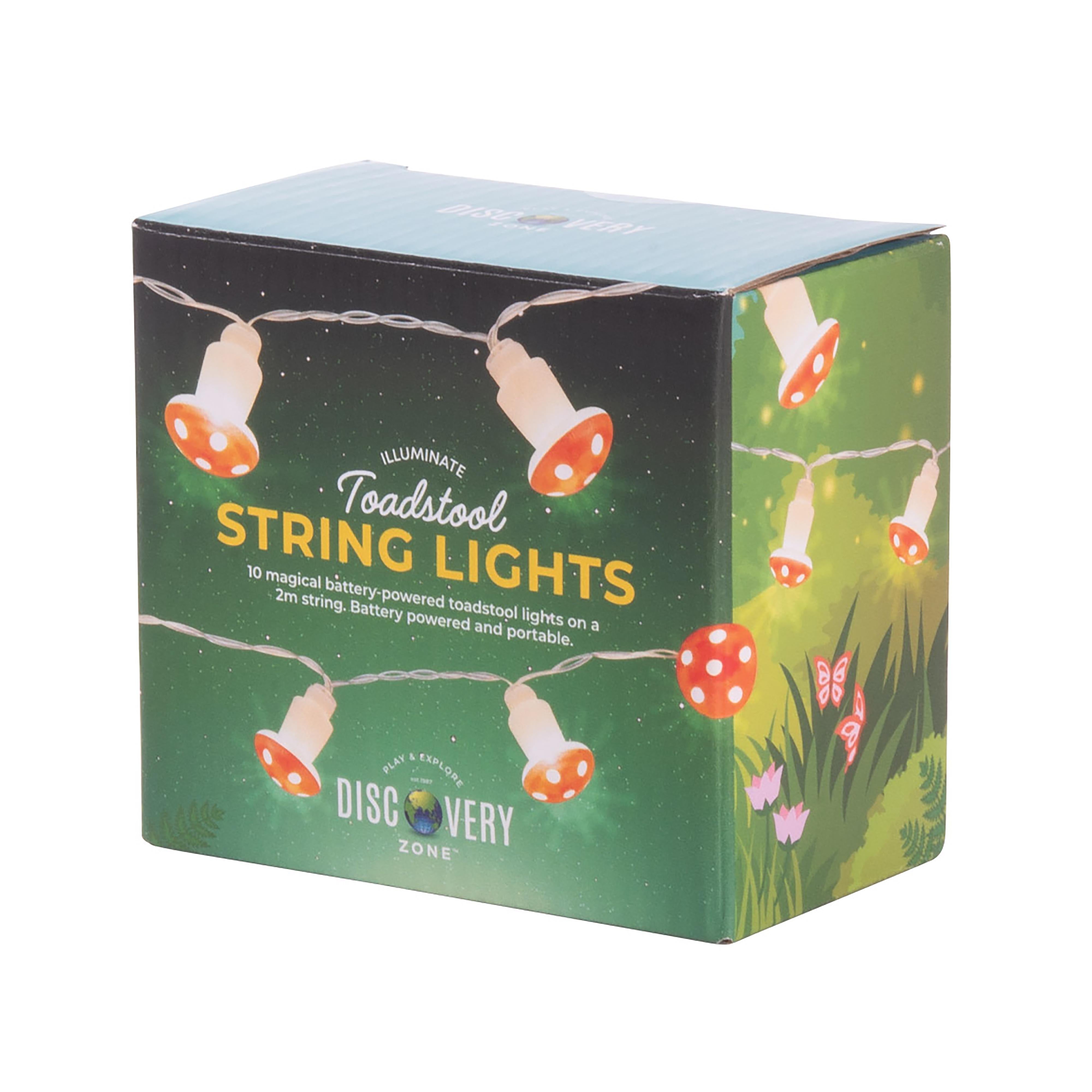 Discovery Zone Illuminate String Lights Toadstools