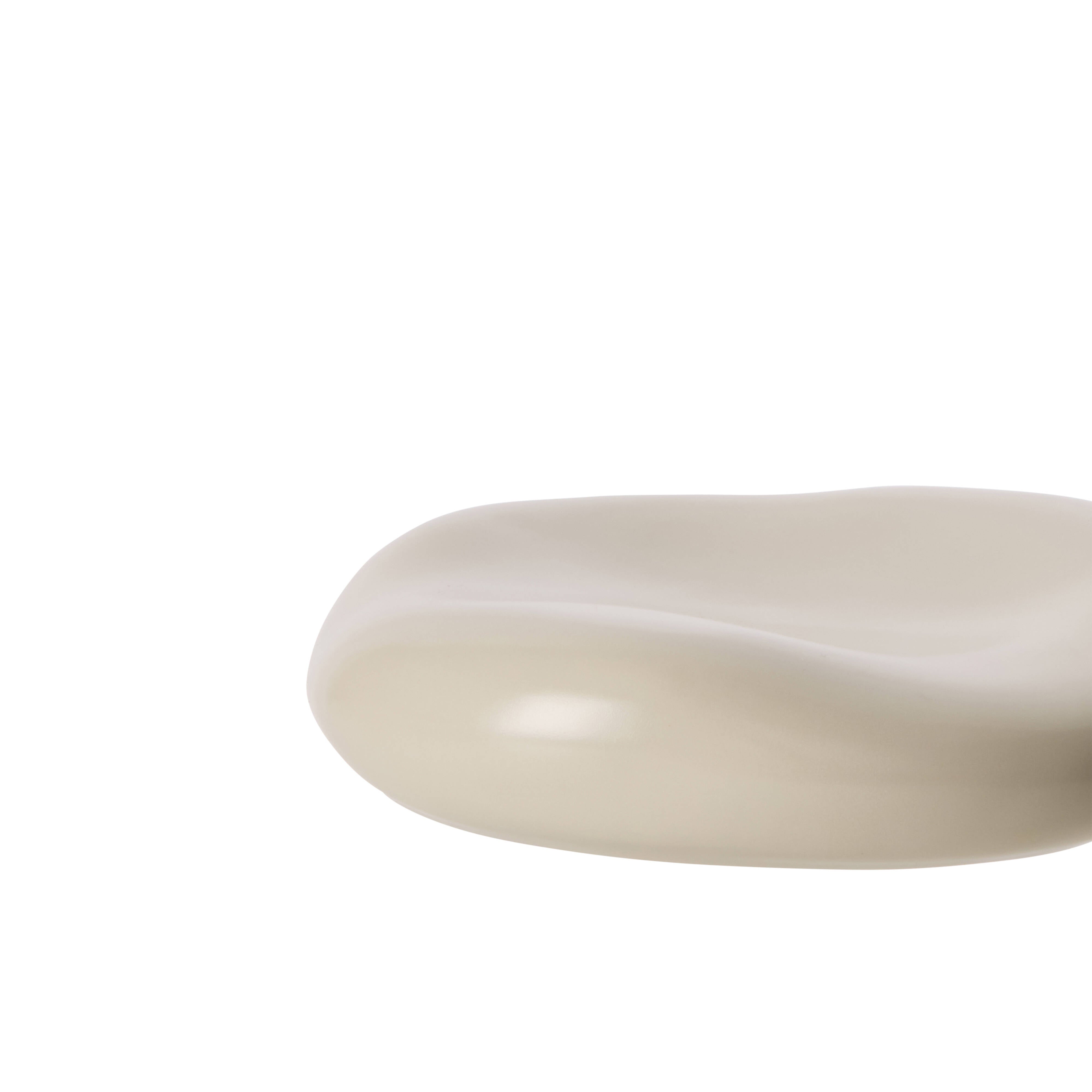 Amalfi Form Dessert Plate Small 17x17x4cm Cream