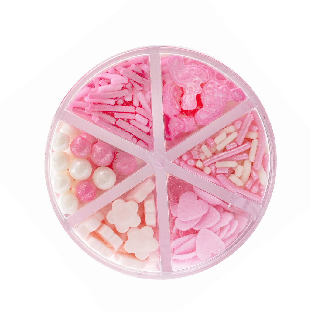 Sprinks Pink Charm 6 Cell Sprinkles 85g
