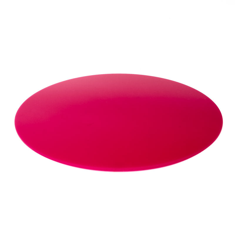 Bake Group Acrylic Cake Setup Board Round Pink 13.5in