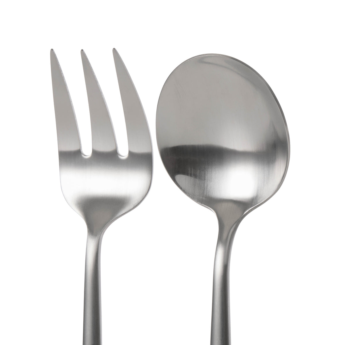 Amalfi Form Stainless Steel Serving 2 Piece Set Silver