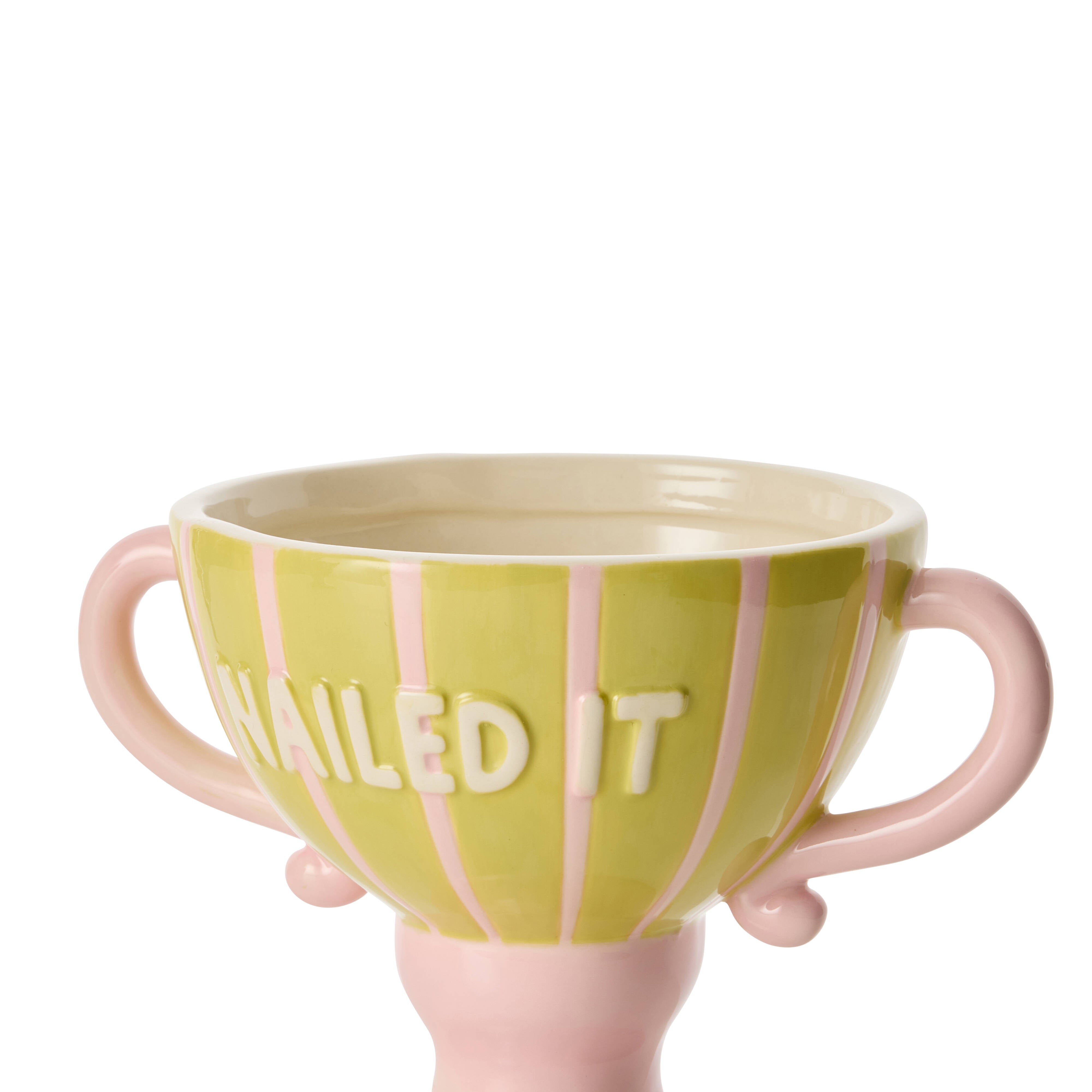 Emporium Triumph Vase Collection Pink & Green
