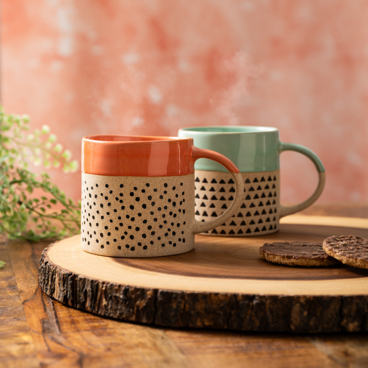 Mikasa Stoneware Mug 390ml (Orange Glaze)