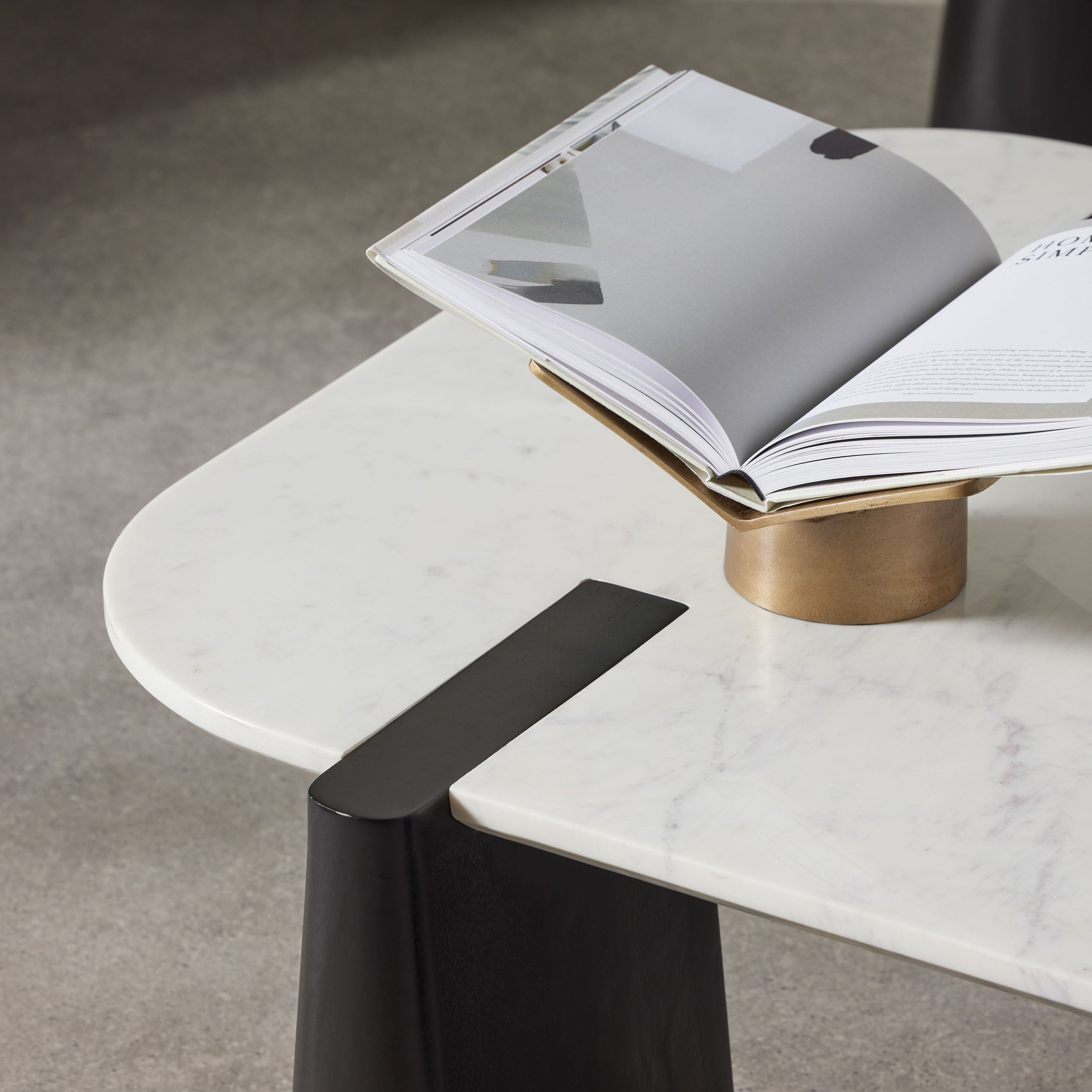 Grand Designs Dray Coffee Table Black & White