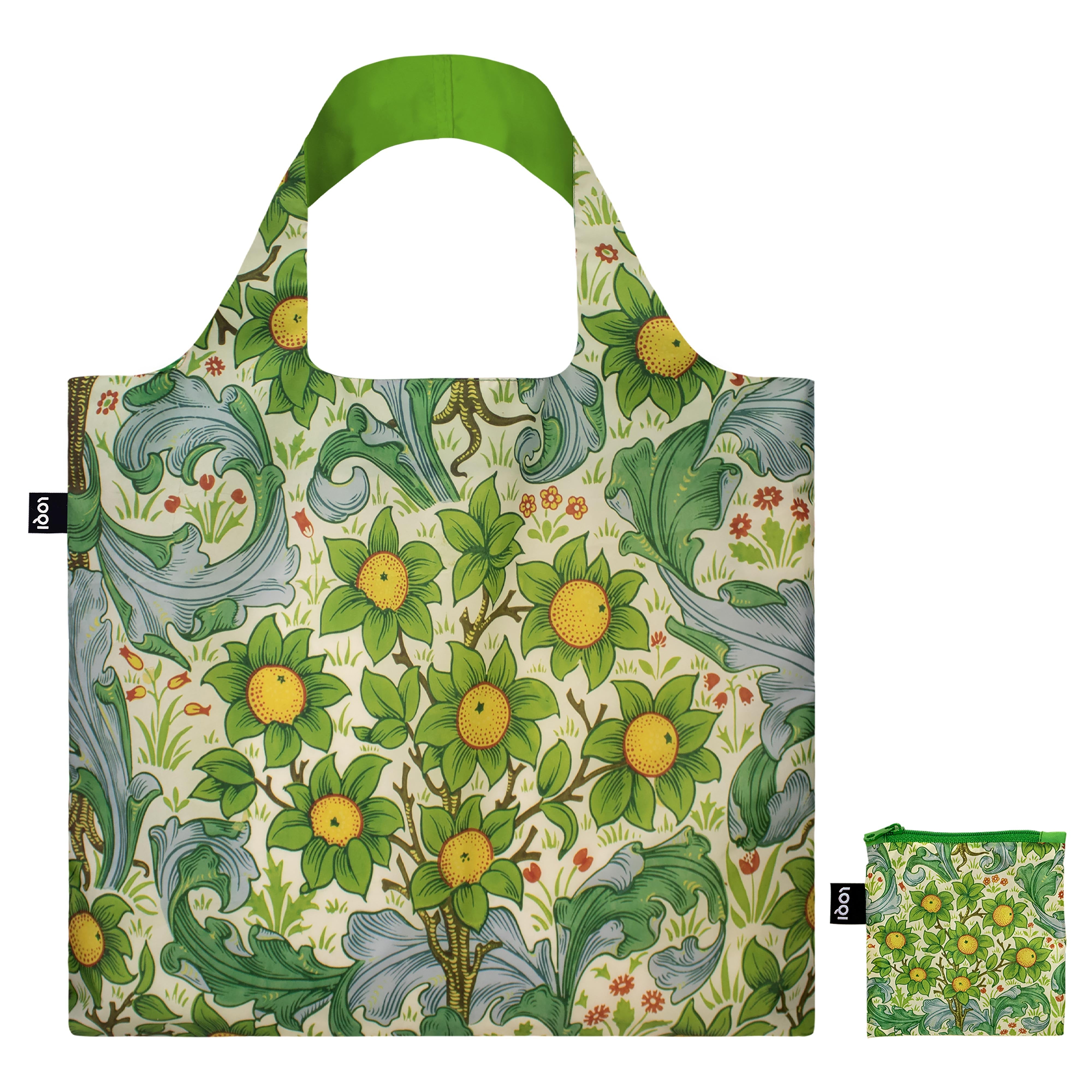 LOQI William Morris Orchard Tote Bag