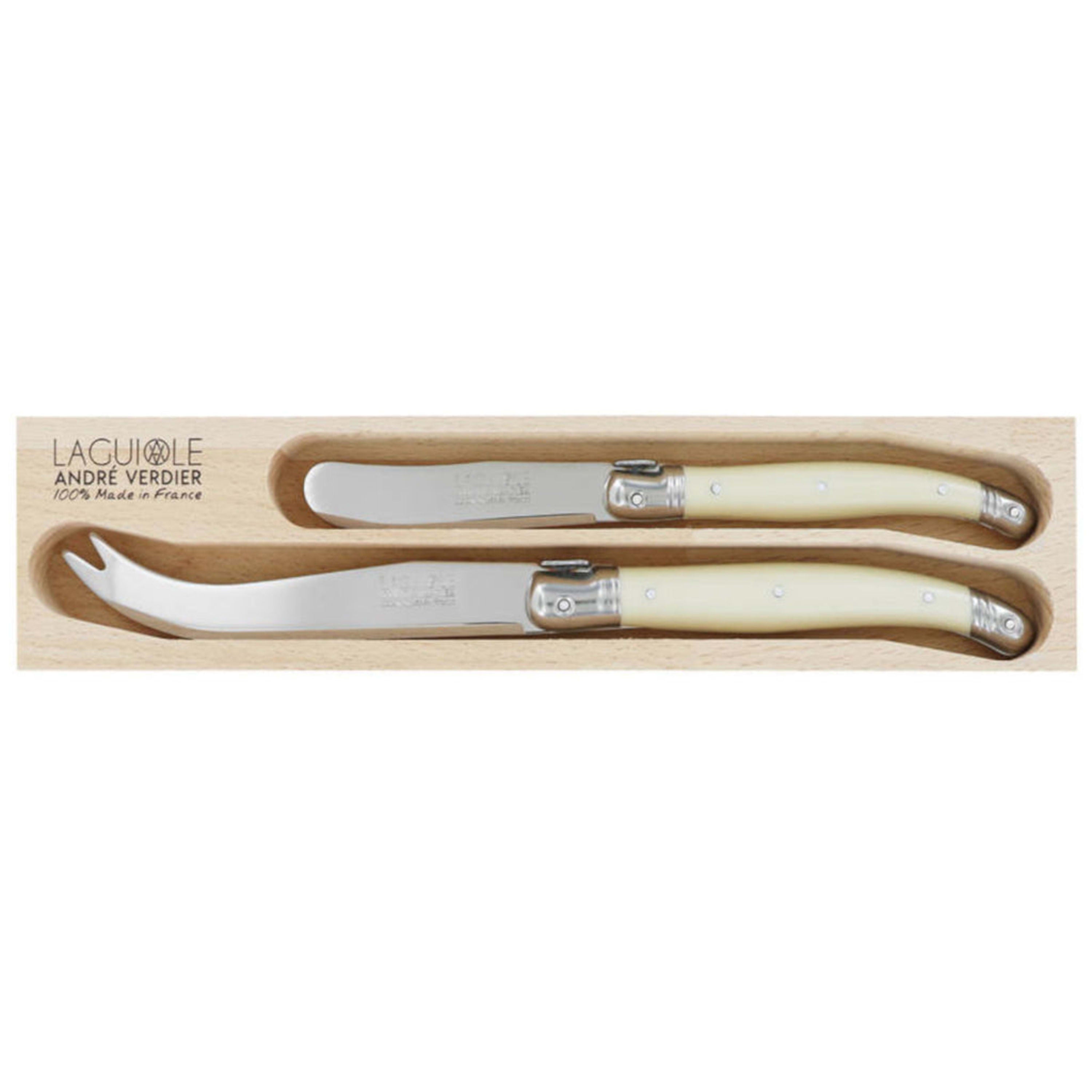 Laguiole André Verdier Debutant Cheese Knife - Ivory
