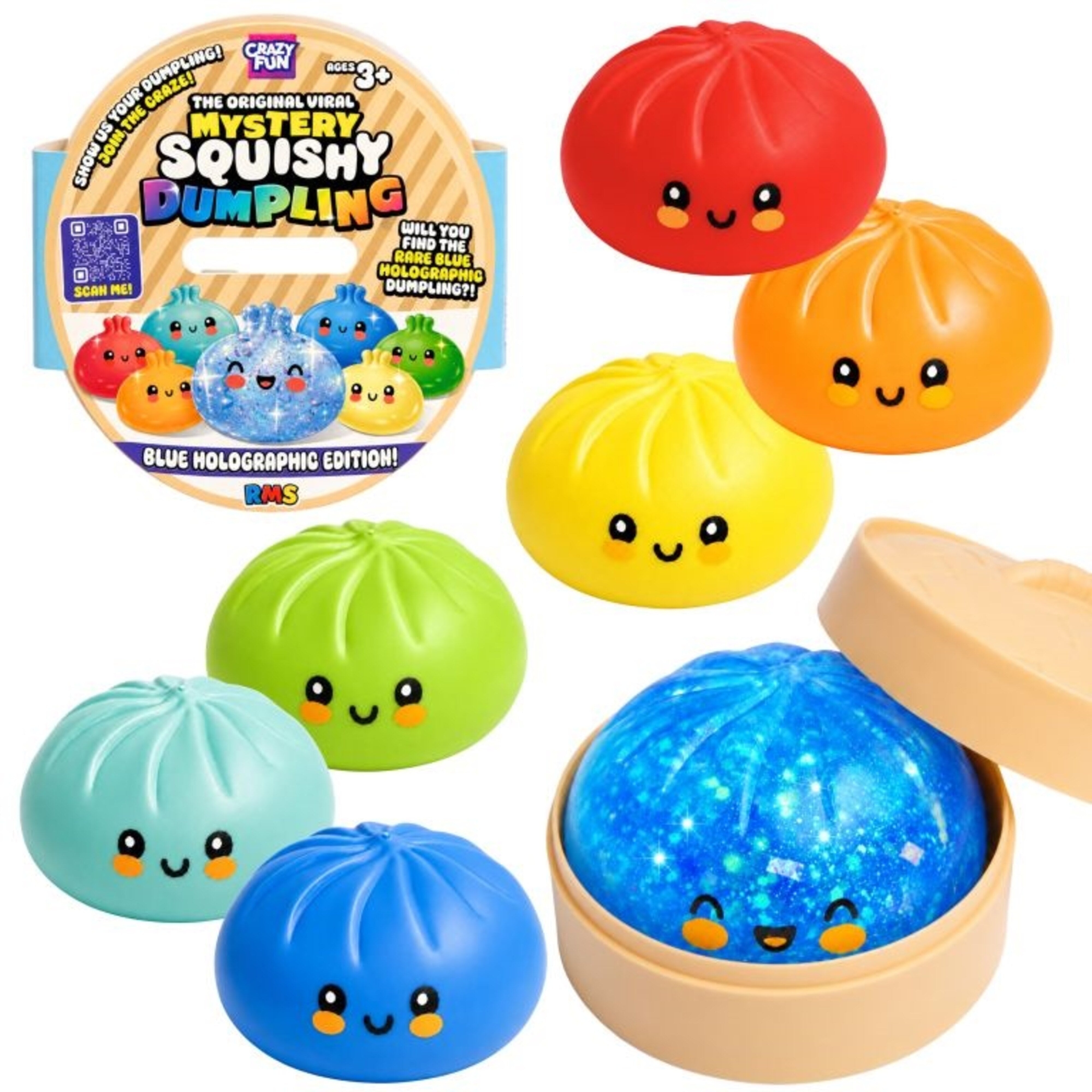 RMS Crazy Fun Mystery Blue Holographic Dumpling Assorted