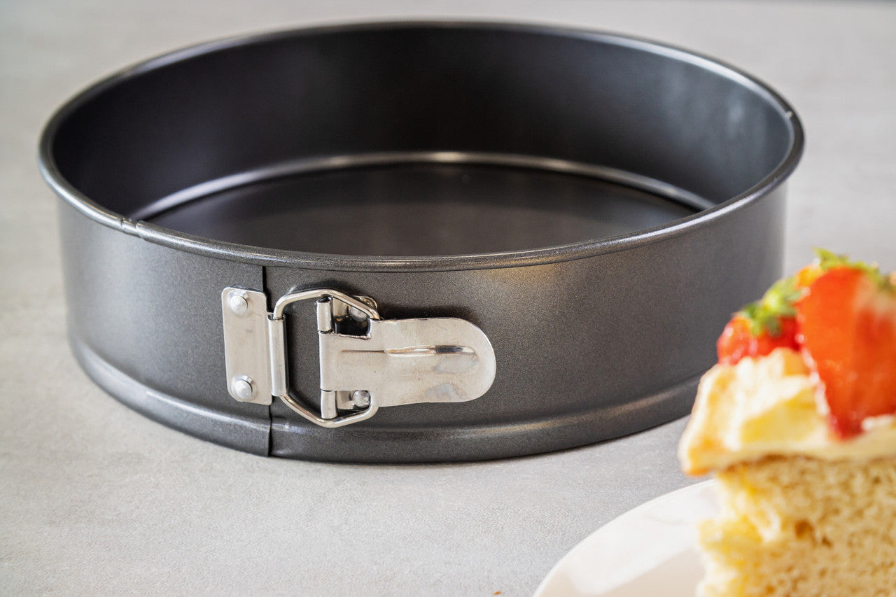 MasterCraft Non Stick Springform Loose Base Round Cake Pan 25cm
