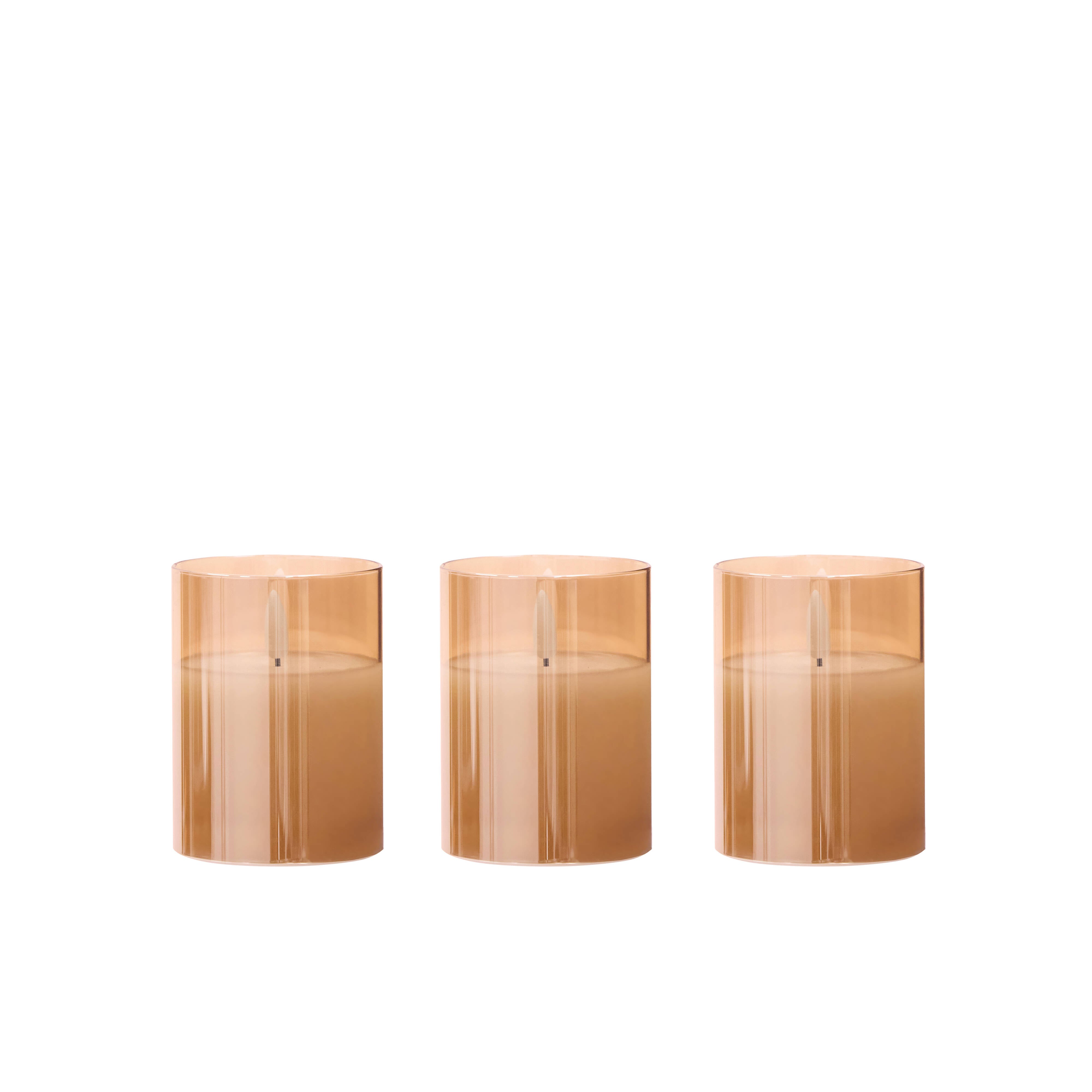 Rogue Glass Triflame Candle 3pcs Set