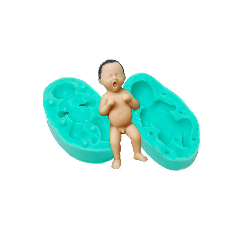 Bake Group Silicone Mould Baby Sleeping 3