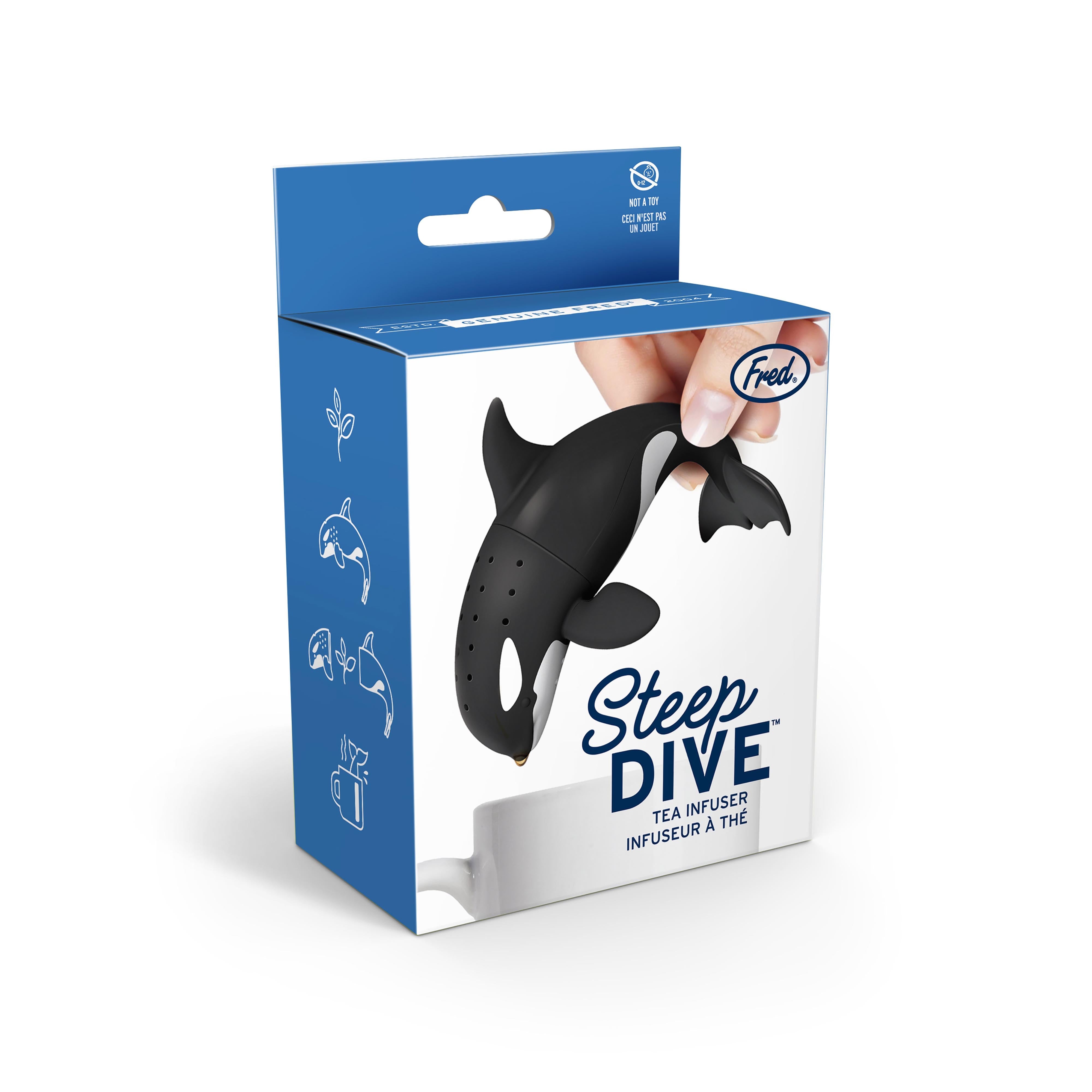 Fred Steep Dive Orca Tea Infuser Multi-Coloured