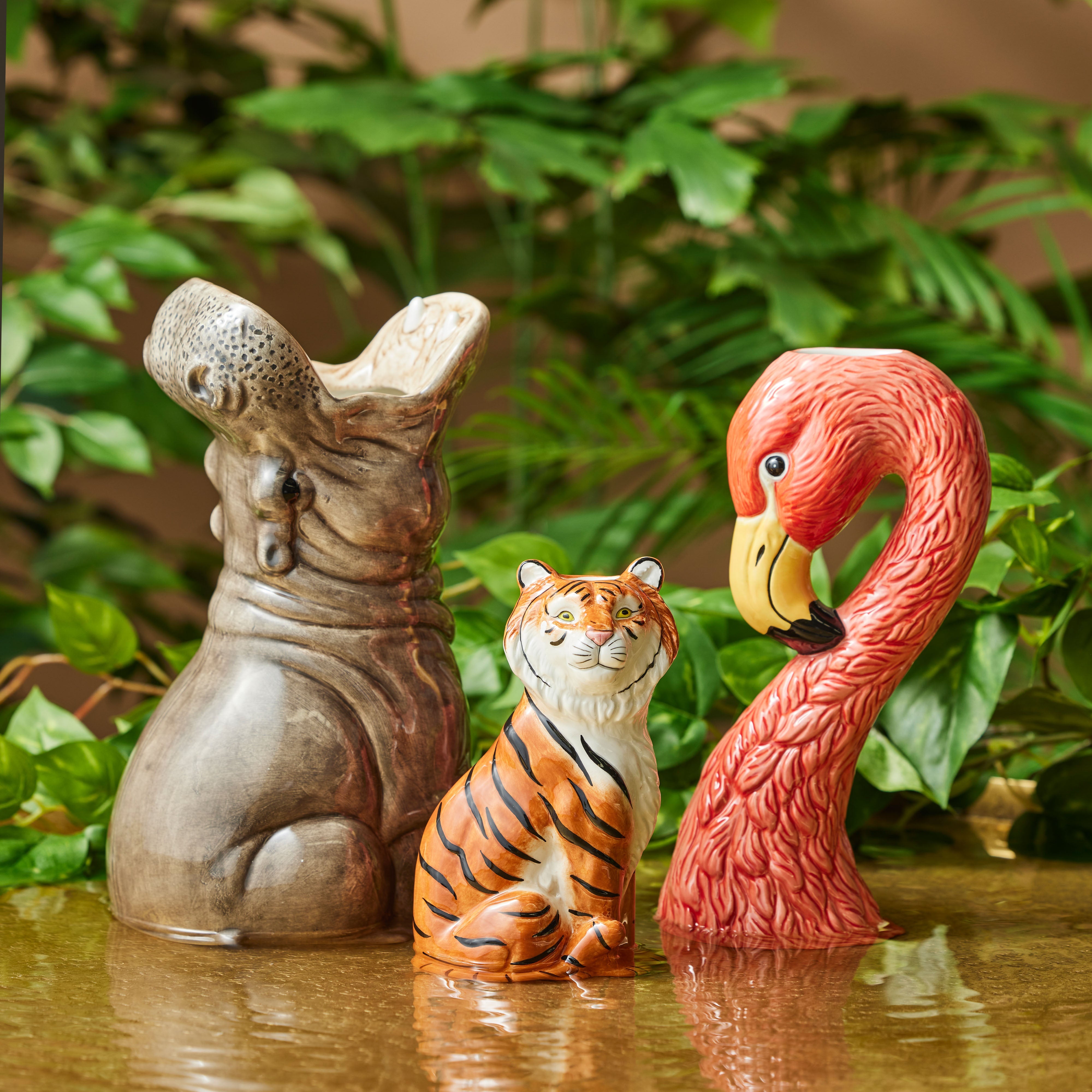 Emporium Freddy Flamingo Vase Multi-Coloured