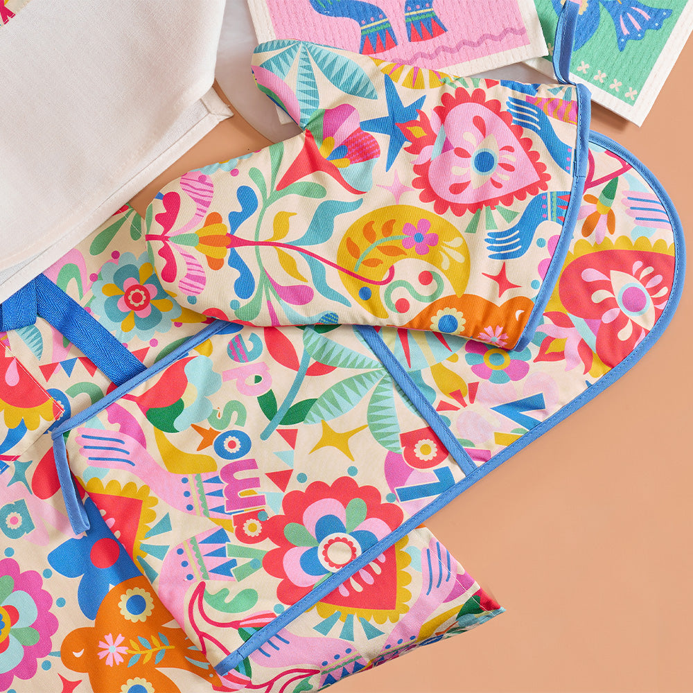 Annabel Trends Cotton Apron Fiesta
