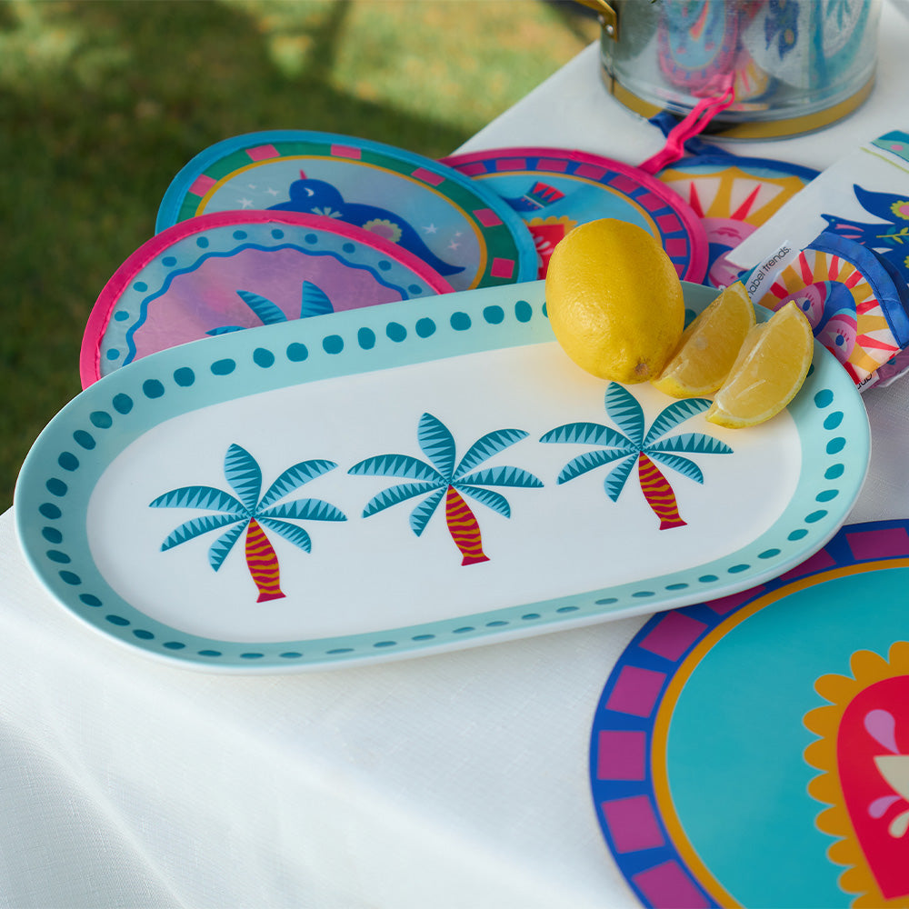 Annabel Trends Serving Platter Fiesta Palm